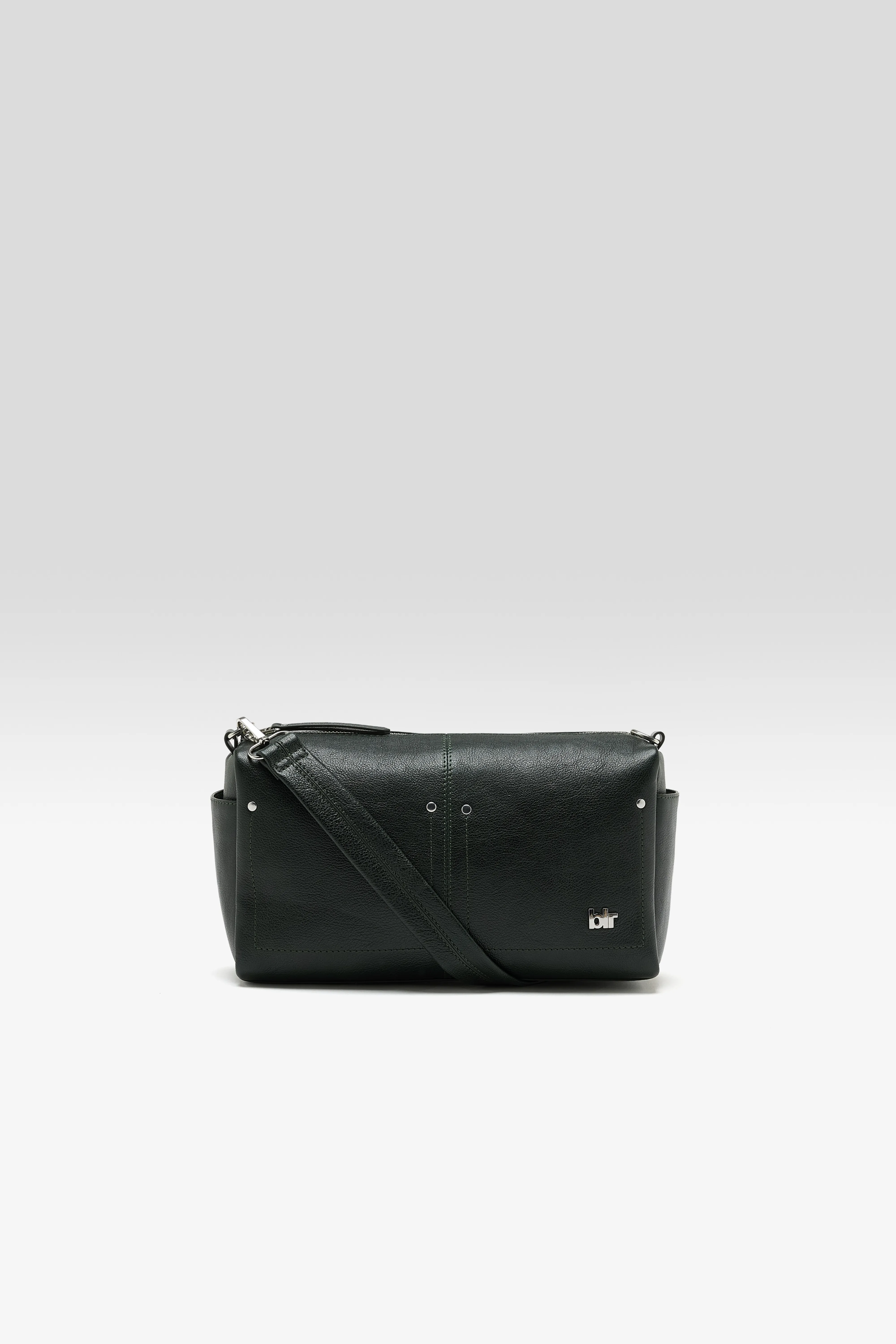 Bellerose Duol leather handbag (261 / W / BOTTLE)
