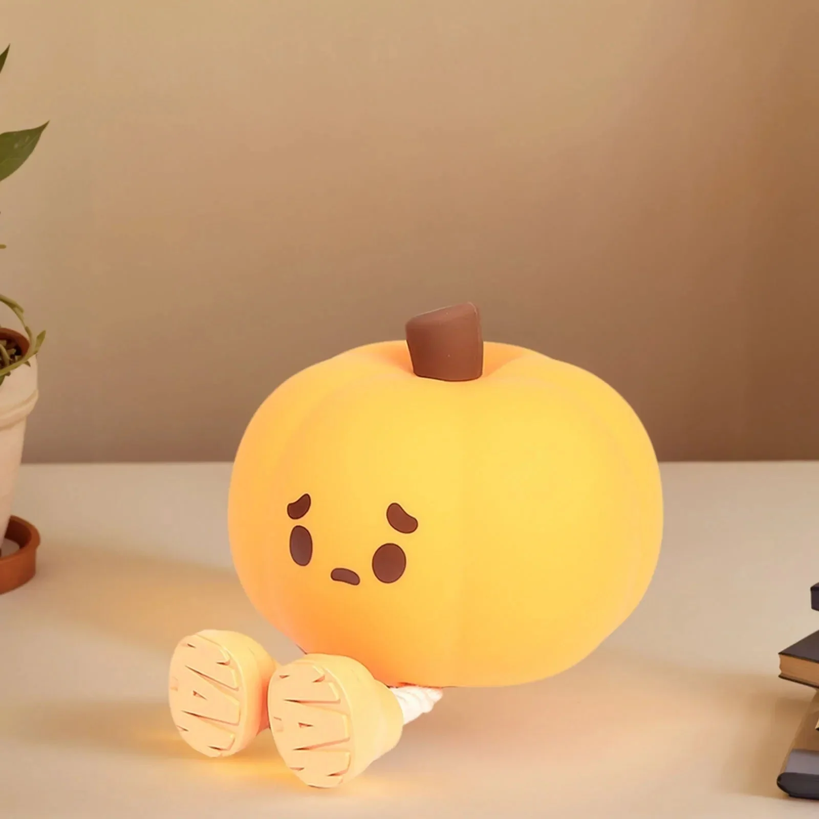 Halloween Decoration LED Night Light Rechargeable Pumpkin - Image 2 Halloween Decoration LED Night Light Rechargeable Pumpkin - Image 2