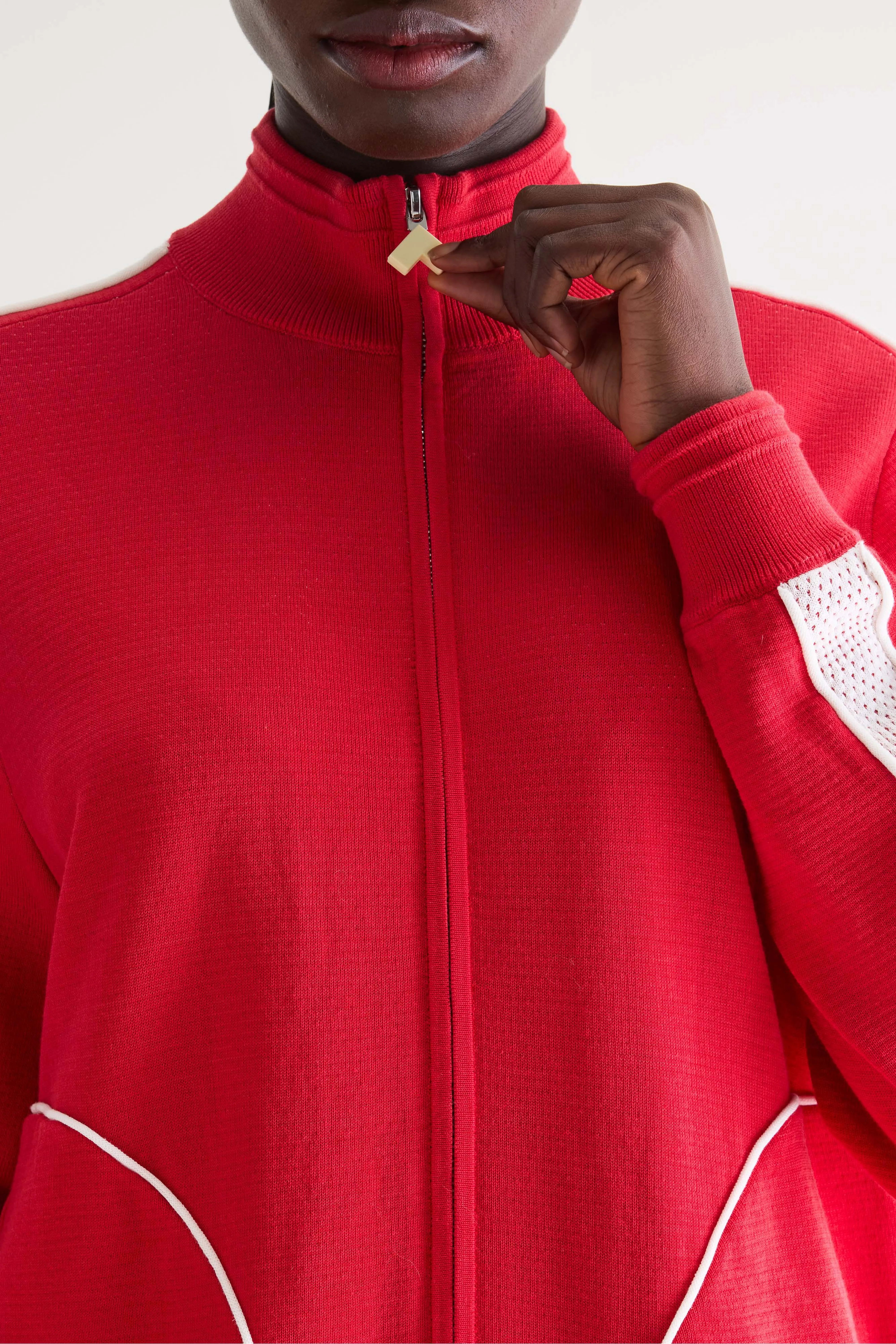 Bellerose Dasy zip-up cardigan (261 / W / MASSAI RED)