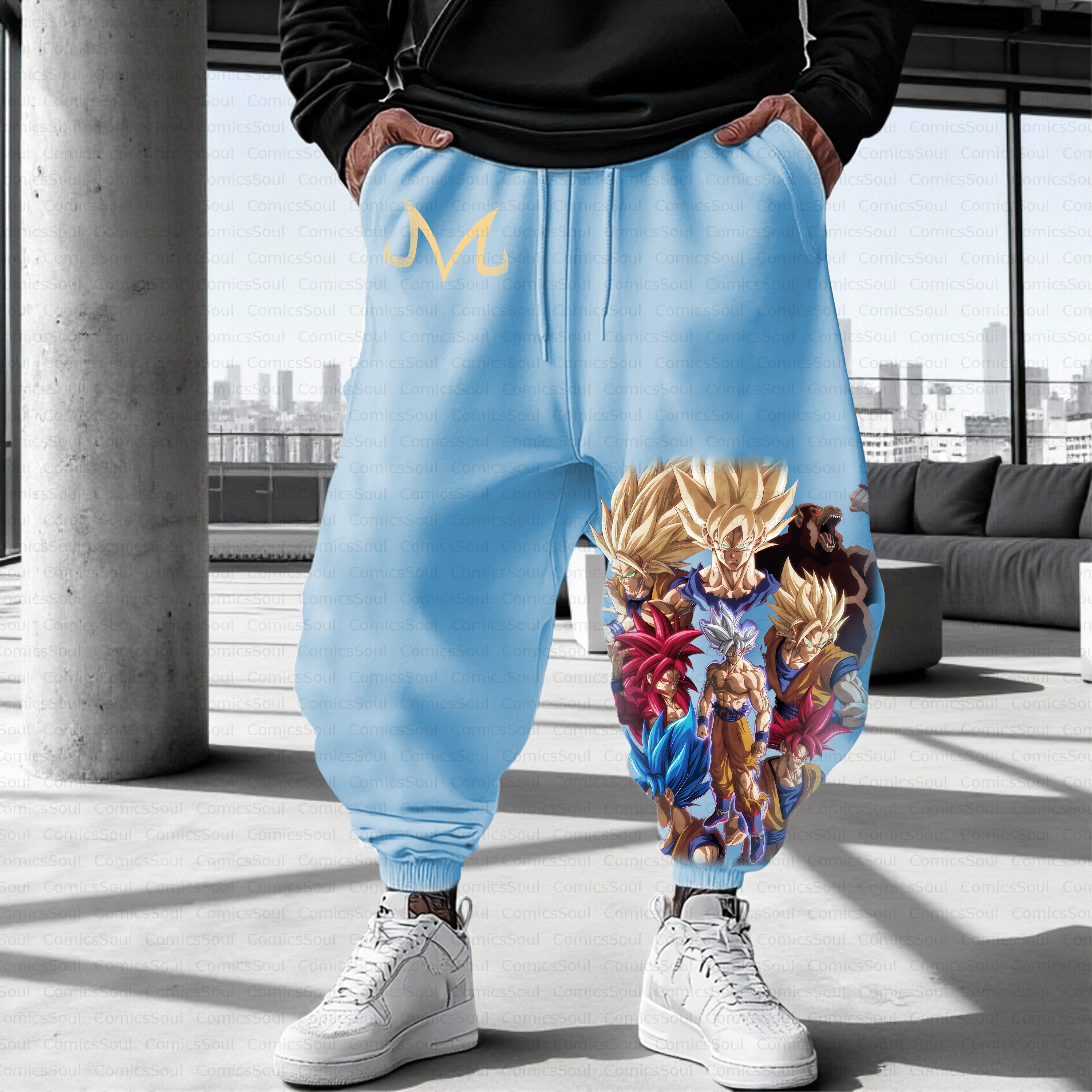 Unisex Casual Anime Streetwear Pant