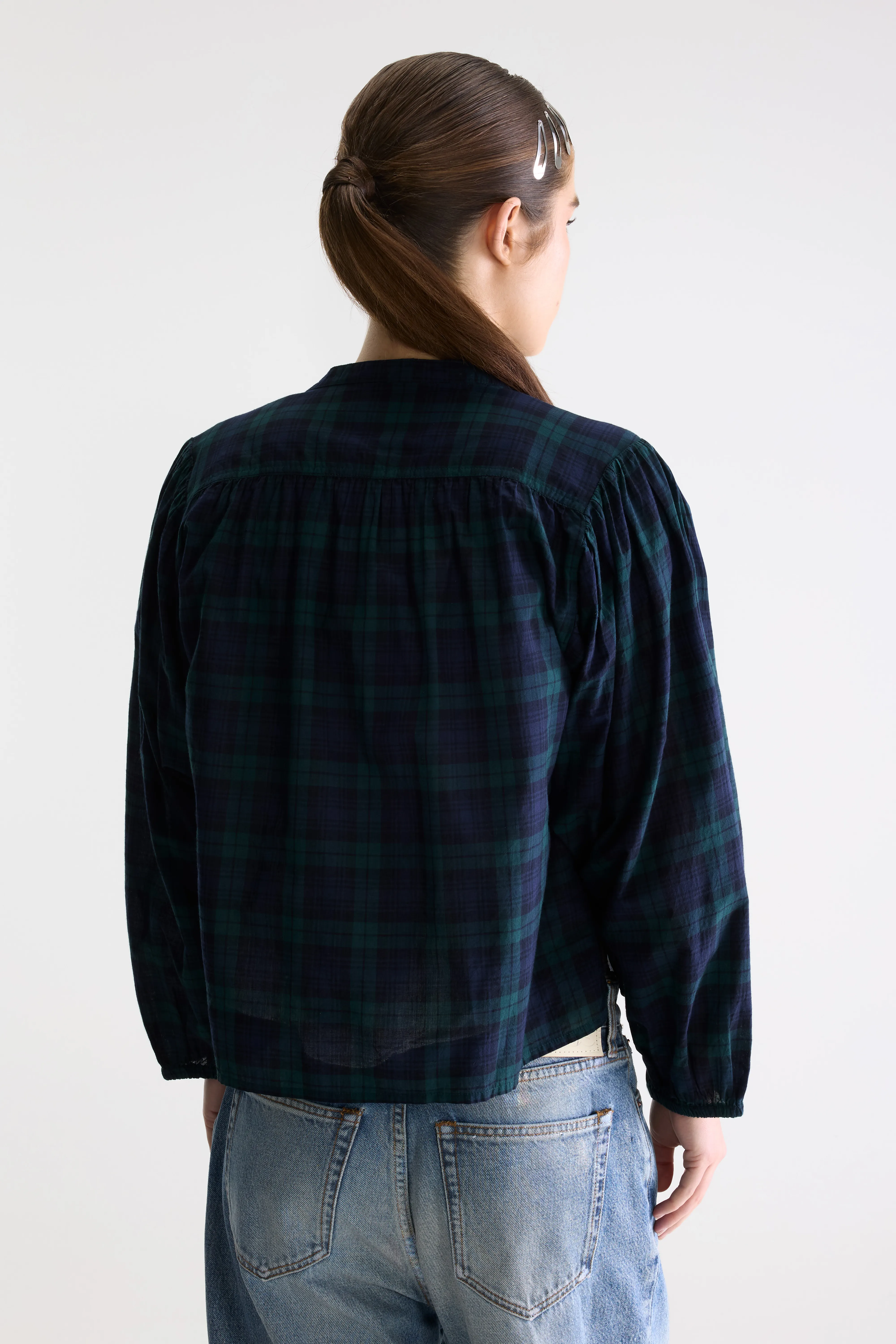 Bellerose Cherry checked blouse (261 / W / CHECK A)