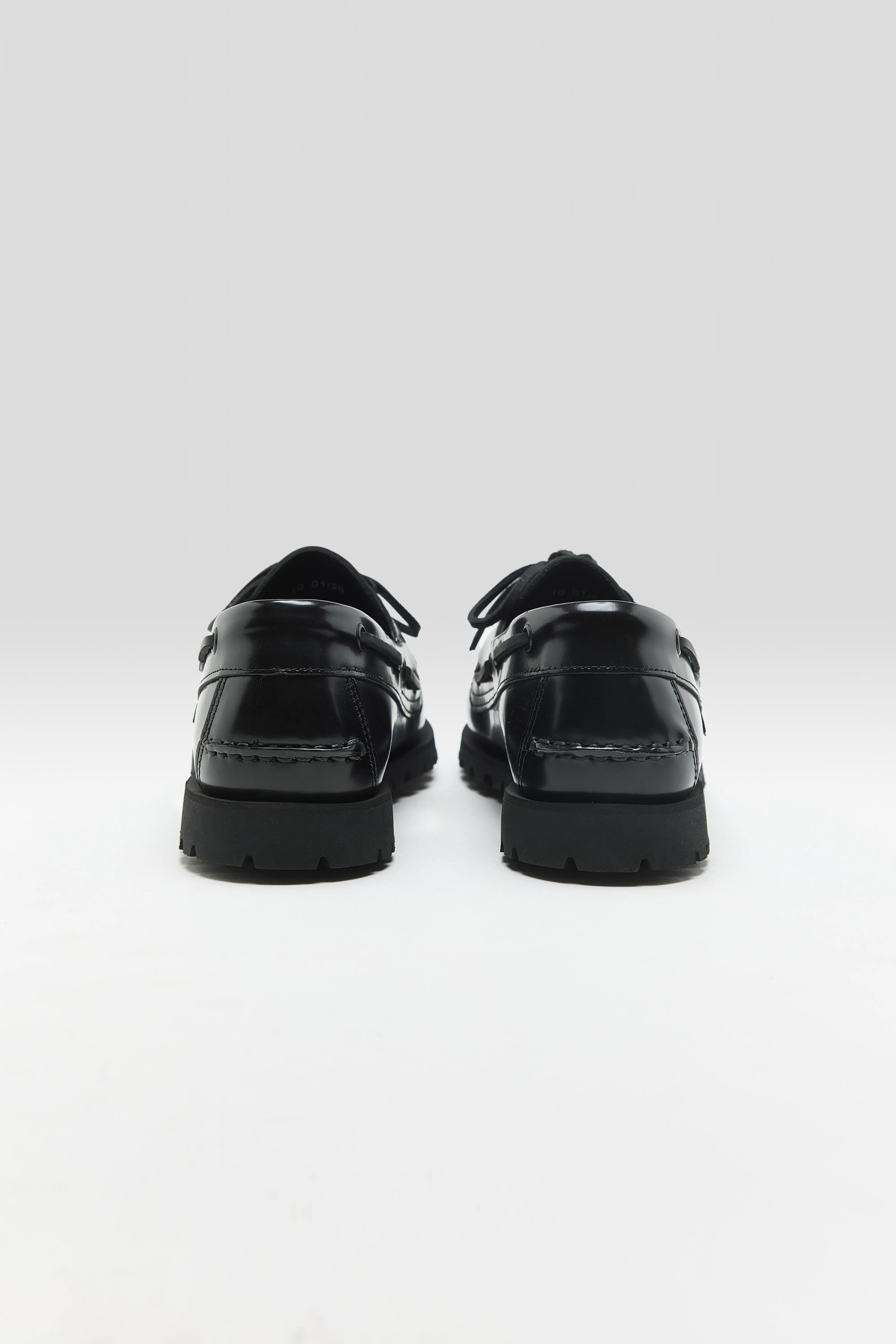 Bellerose Malo Boat Shoes for Men (261 / M / BLACK)