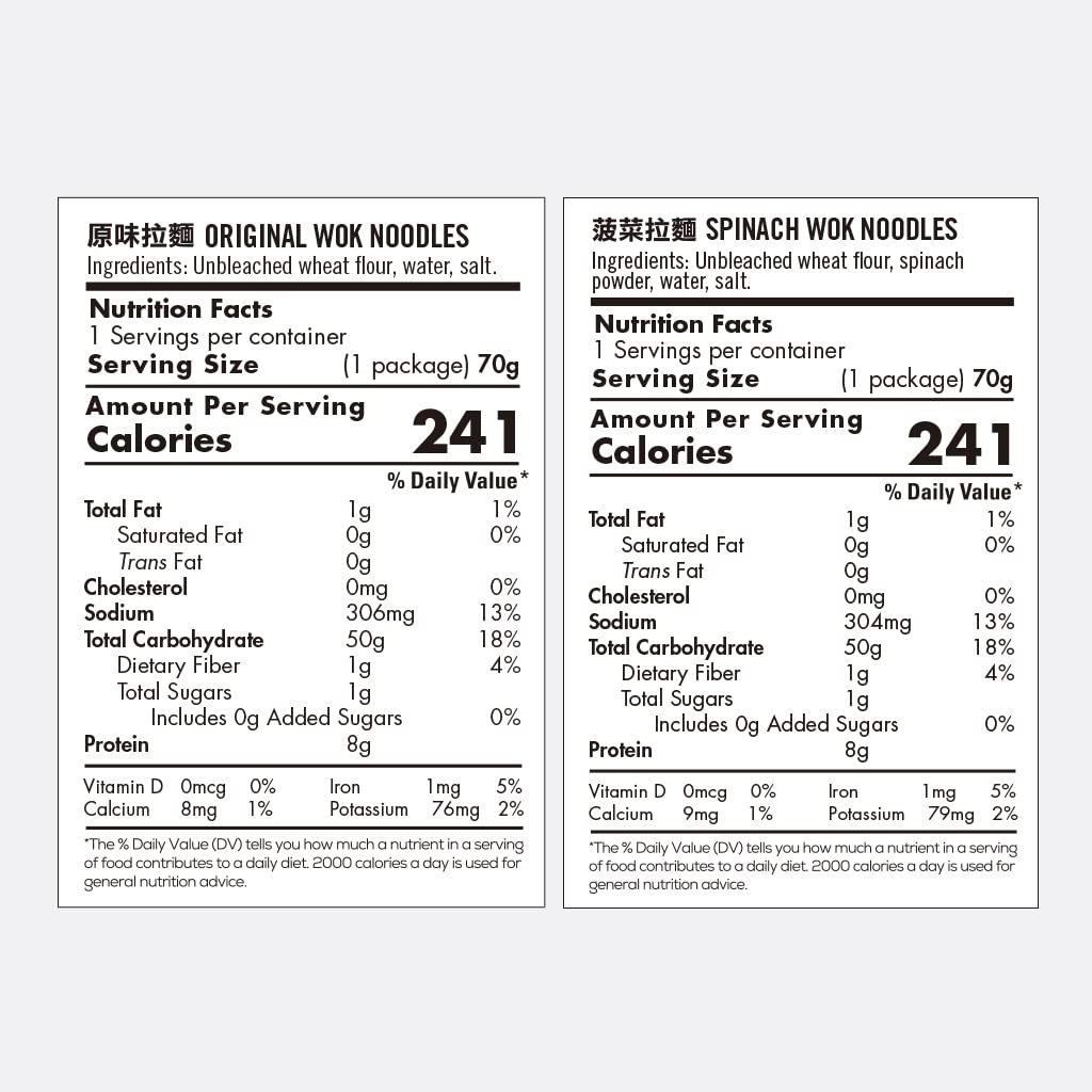 BOILING POINT Wok Noodle Package, Healthy Asian Ramen, No Preservatives, Non-Fried Instant Noodles, Stir Fry, Set Includes Spinach BP Wok Noodles, 2.1 oz.(Pack of 5)
