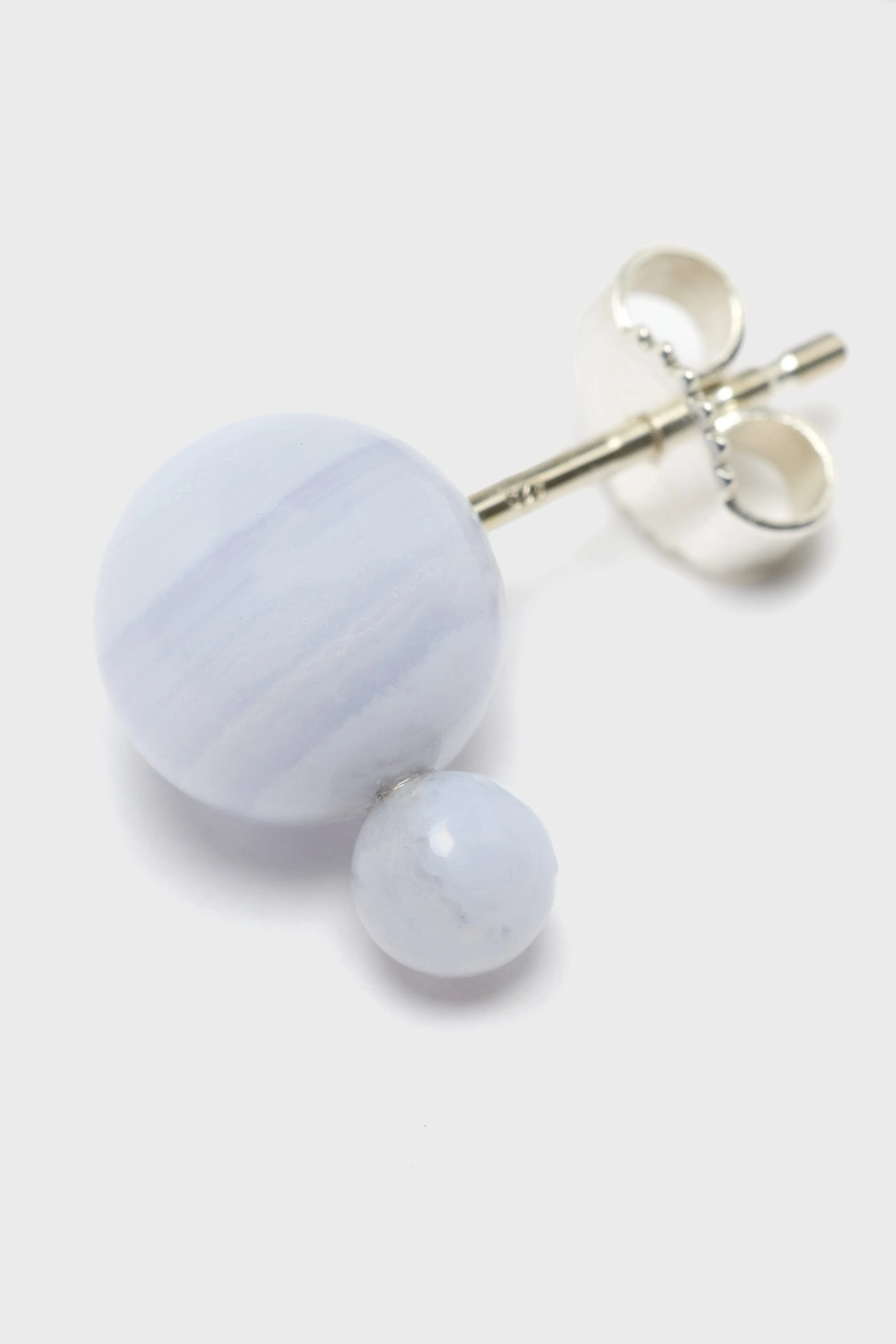 Bellerose Glyzinia Chalcedon Earstuds  (261 / W / BLUE)