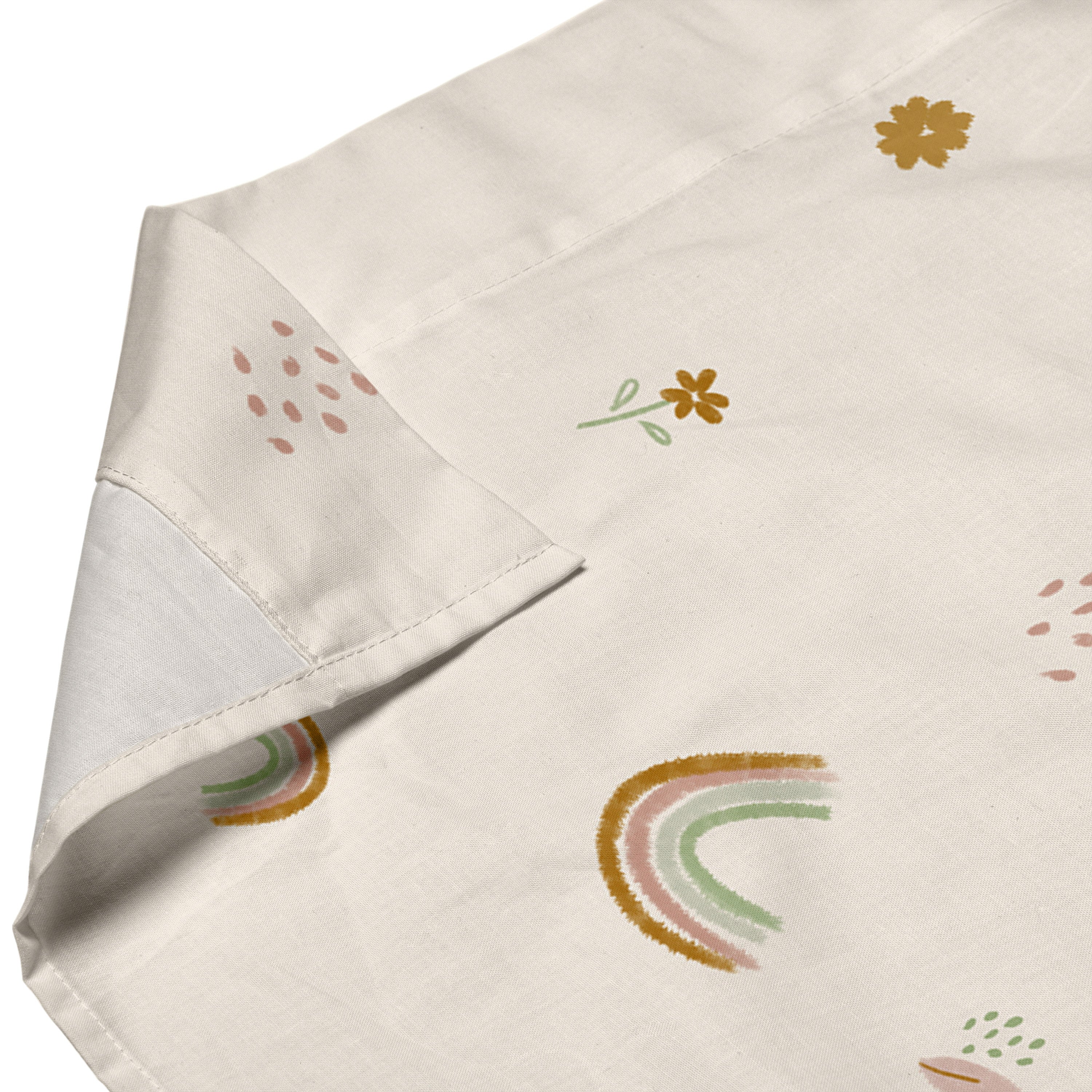 Iris Laken set wieg 2-delig Happyfriday Mini, Veelkleurig, 100% katoen