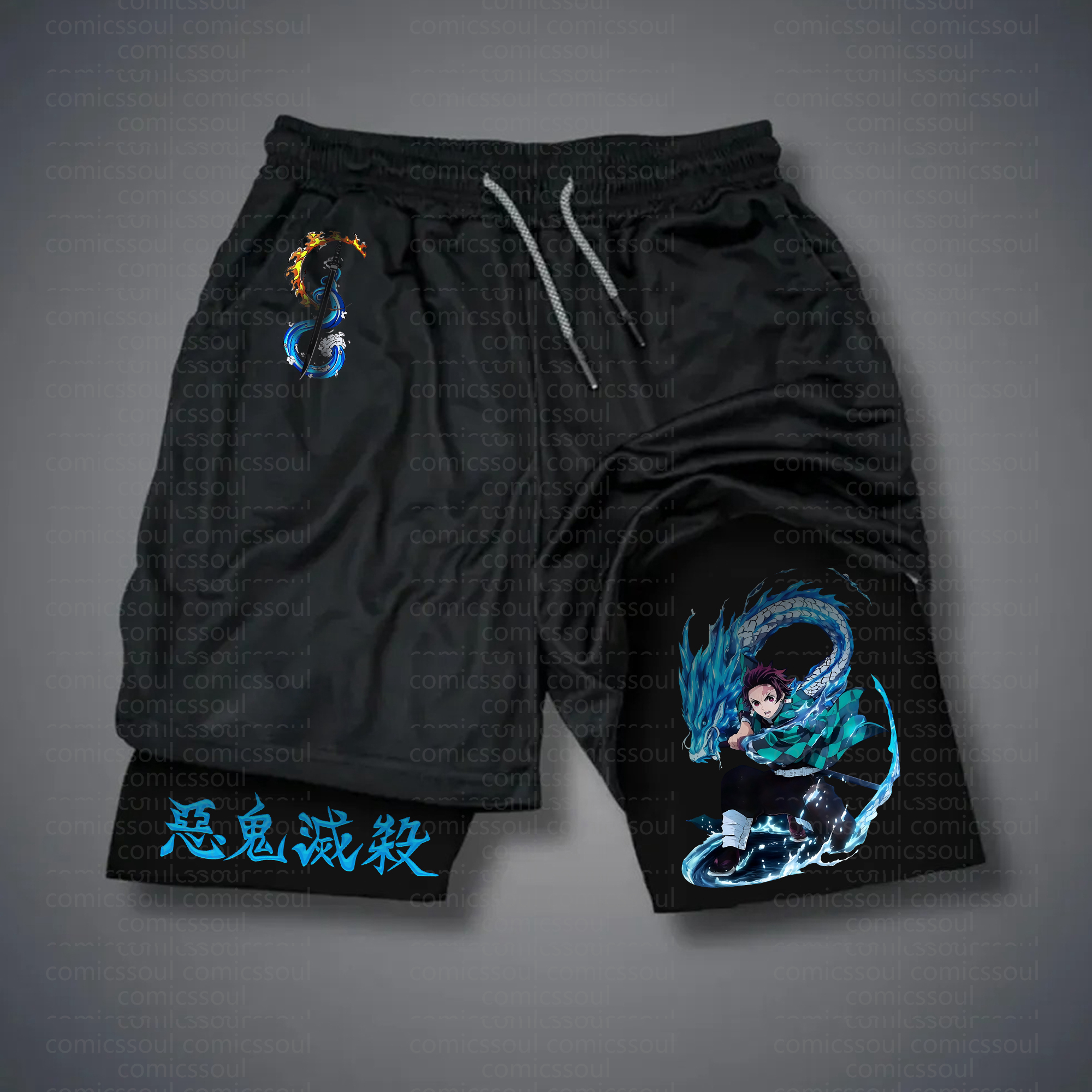 Unisex “ Comicssoul” Casual Streetwear Shorts