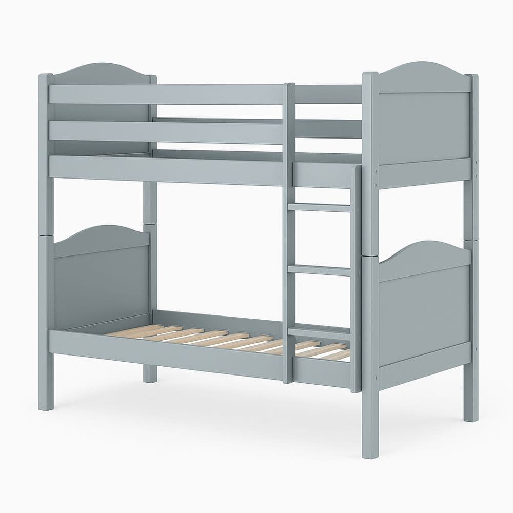 Cama litera 90x200 cm madera MDF Gris