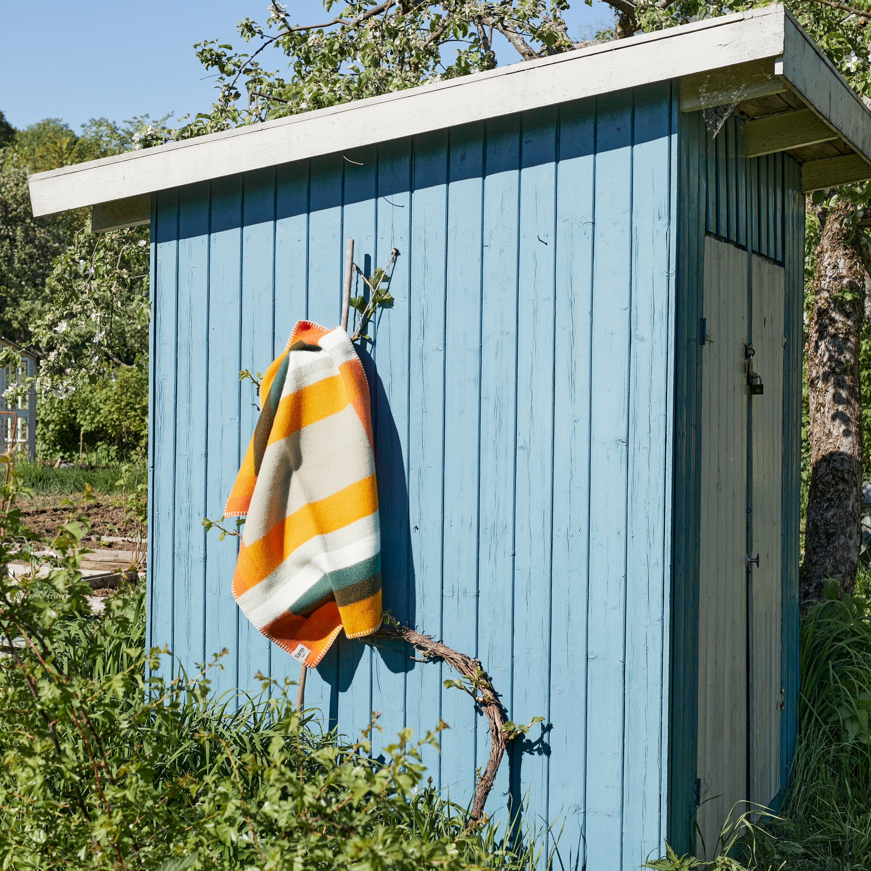 Røros Tweed Mikkel Plaid 100 x 135 cm - Oranje