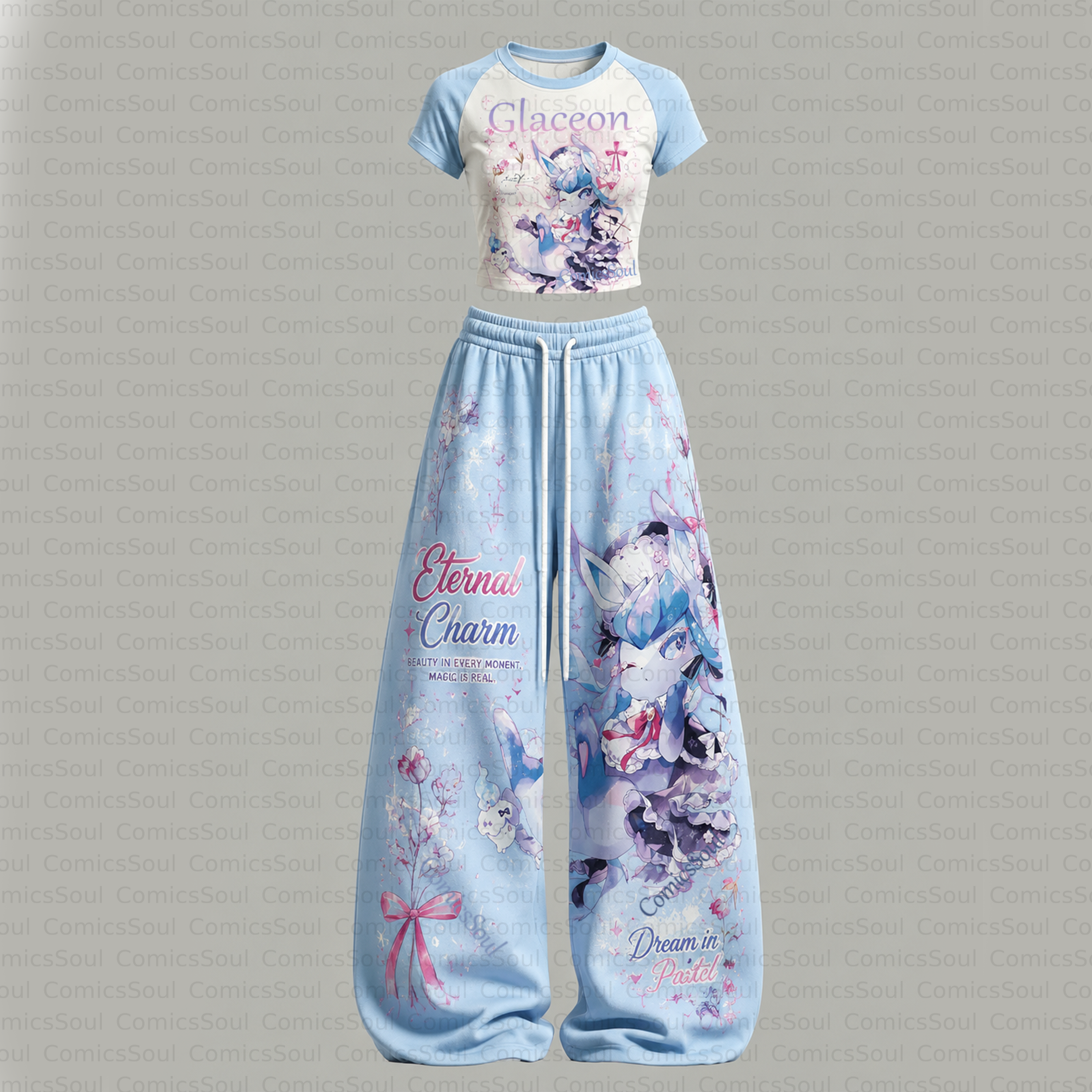 Pokémon T-Shirt & Elasticated Trousers Two-Piece Set