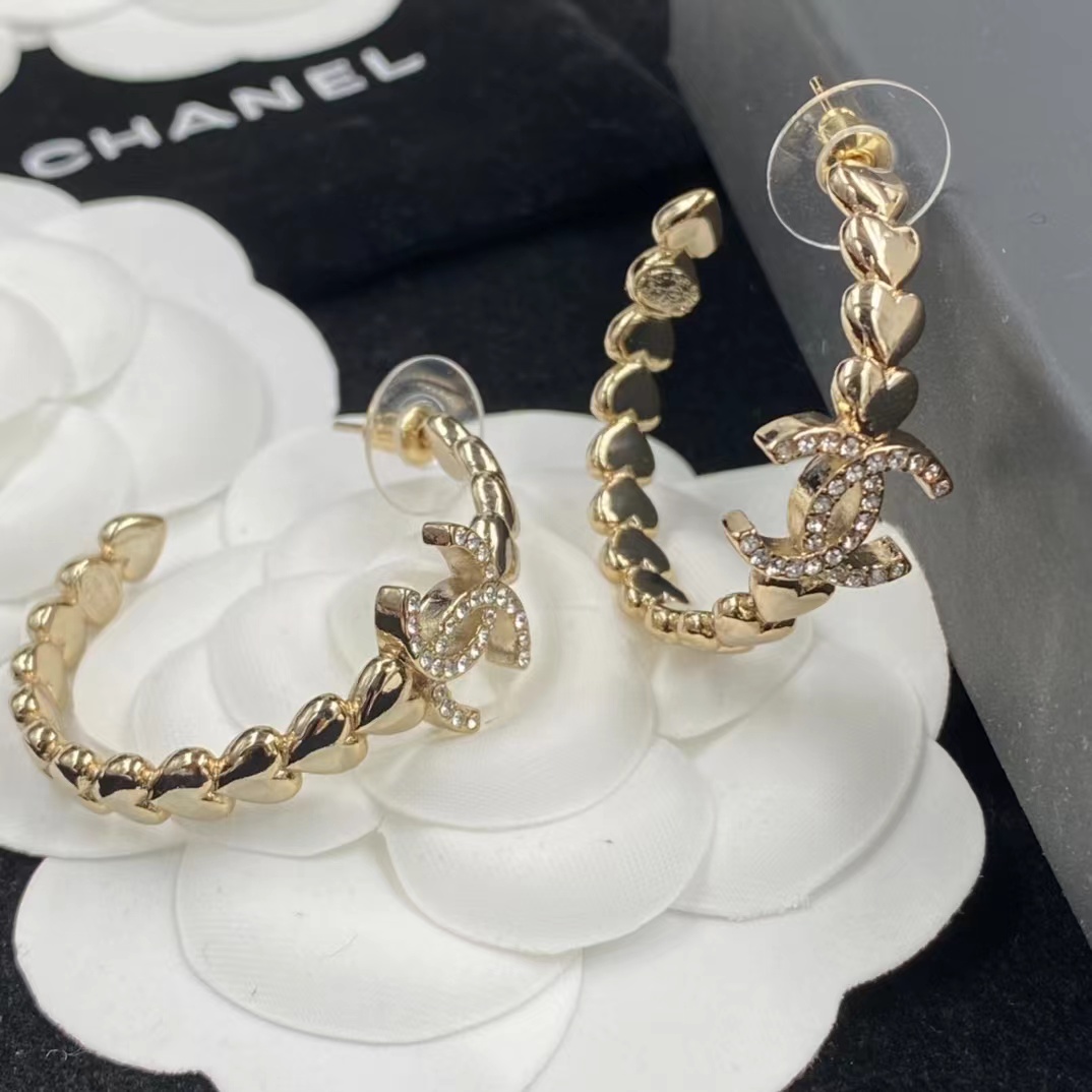 Chanel C Shape Earrings - Original Replica Club