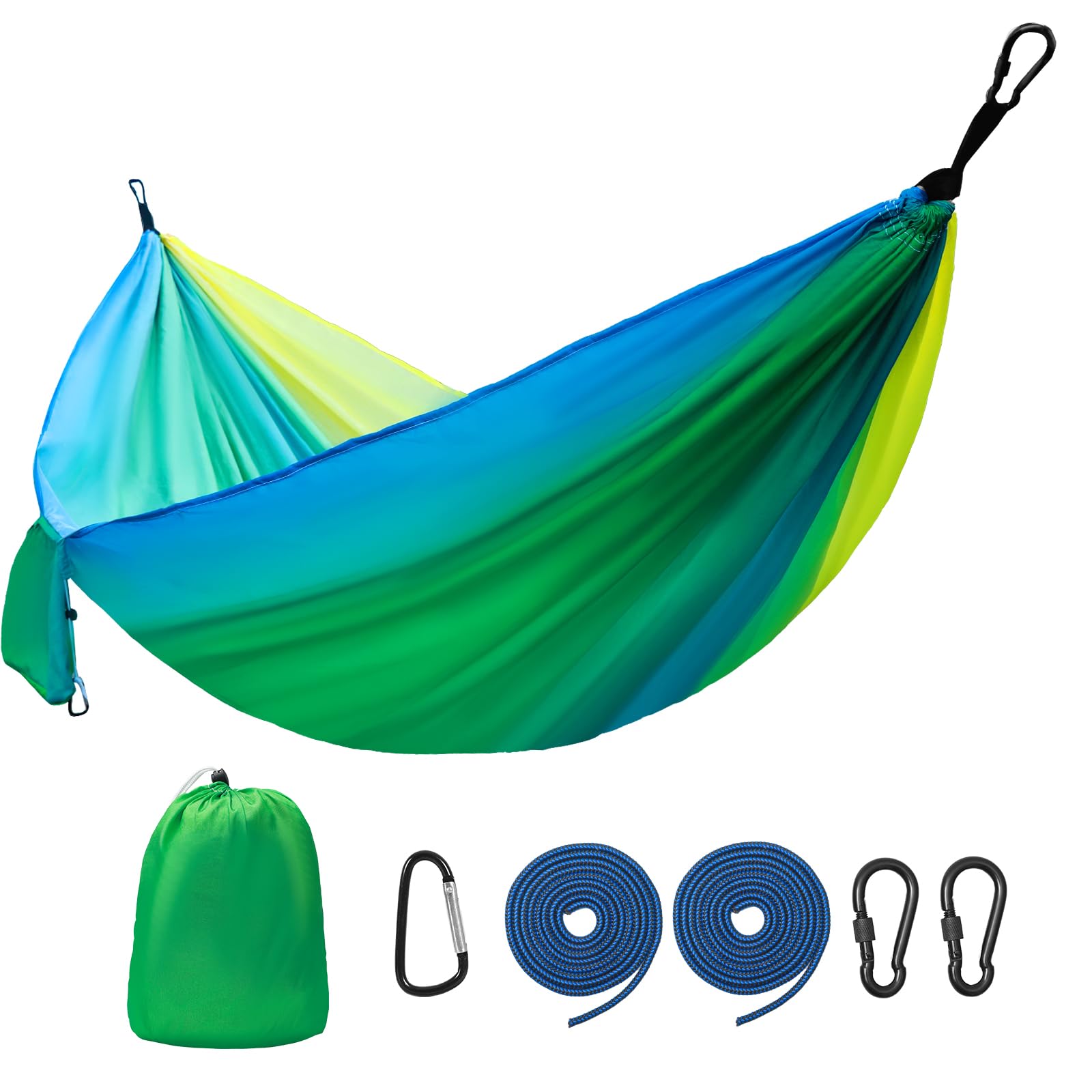 Hiking Gear Ultralight Parachute Nylon Double Hammock Swing