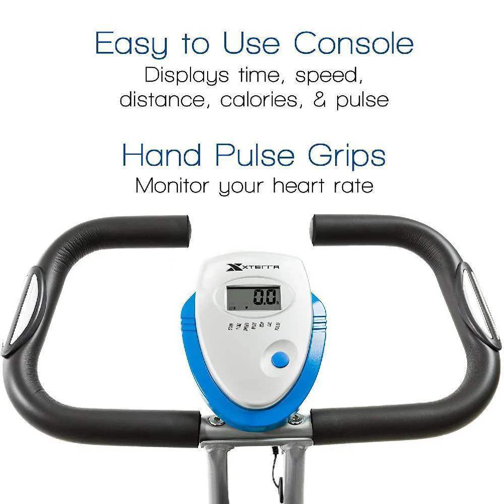 FB350 Folding Exercise Bike, Silver