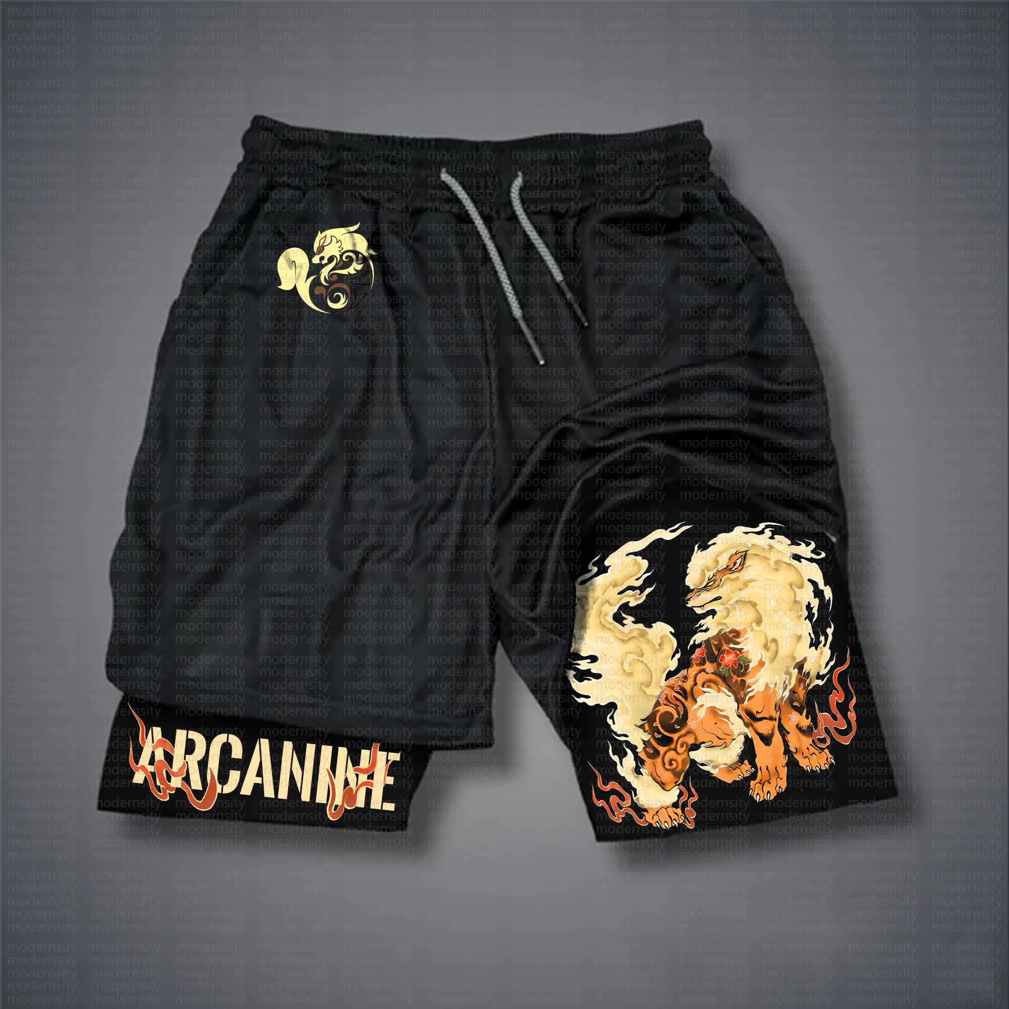 Unisex  “Comicssoul” Casual Anime Streetwear Shorts