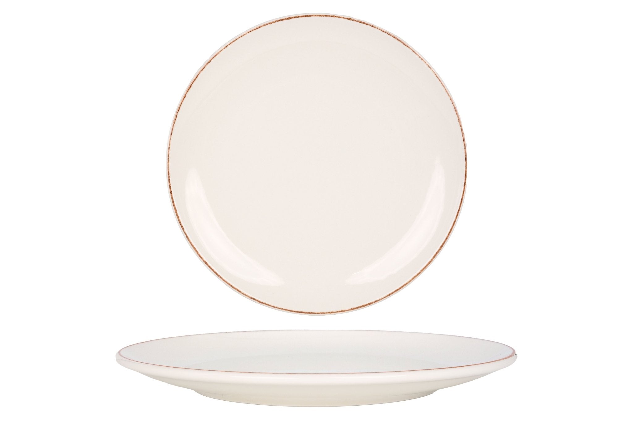 Bonna Dinerbord - Retro - Porselein - 27 cm - set van 6