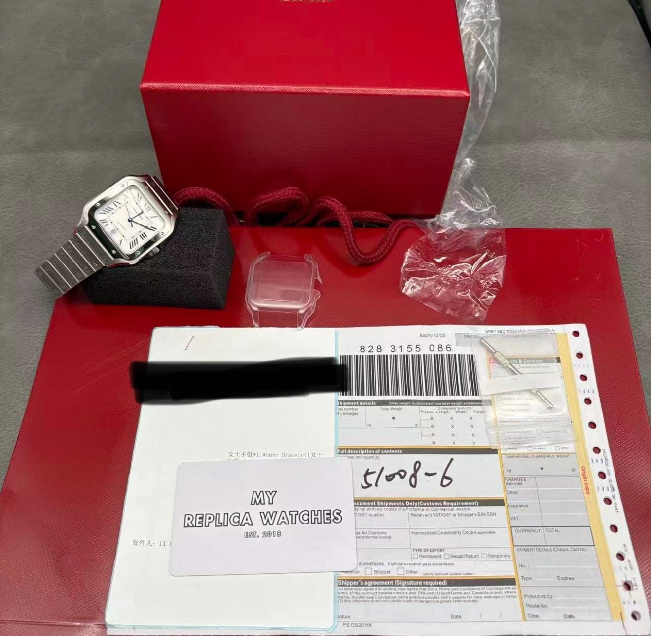 Cartier Santos Date Swiss Made Replica W20060D6