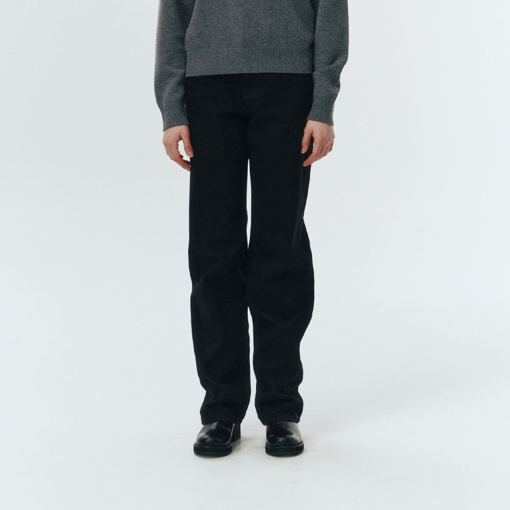 Dunst - Jeans Essential Straight Full Length - Noir