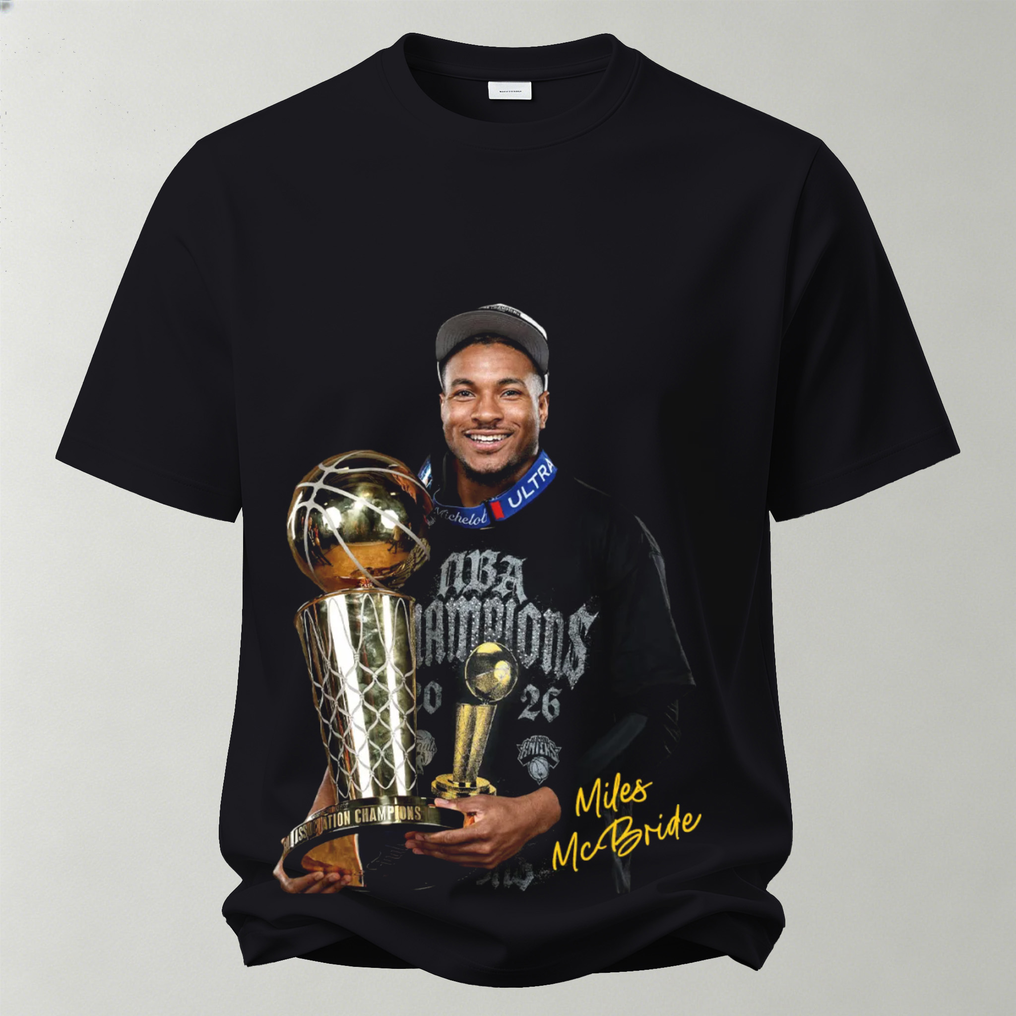 The Player Holds The Trophy Printed Unisex Oversized T-shirt