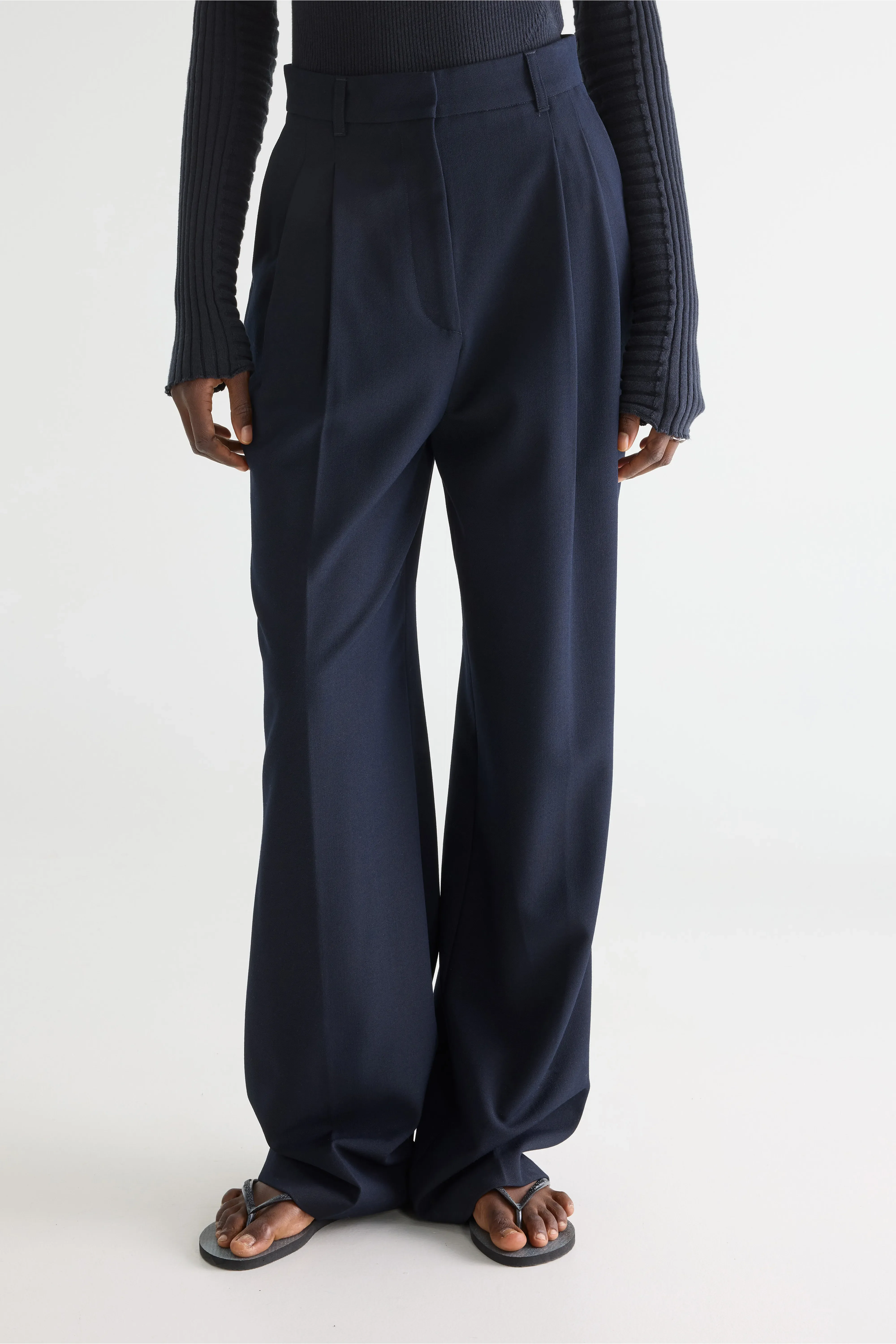 Bellerose Dominic tailored blue trousers (252 / W / AMERICA)