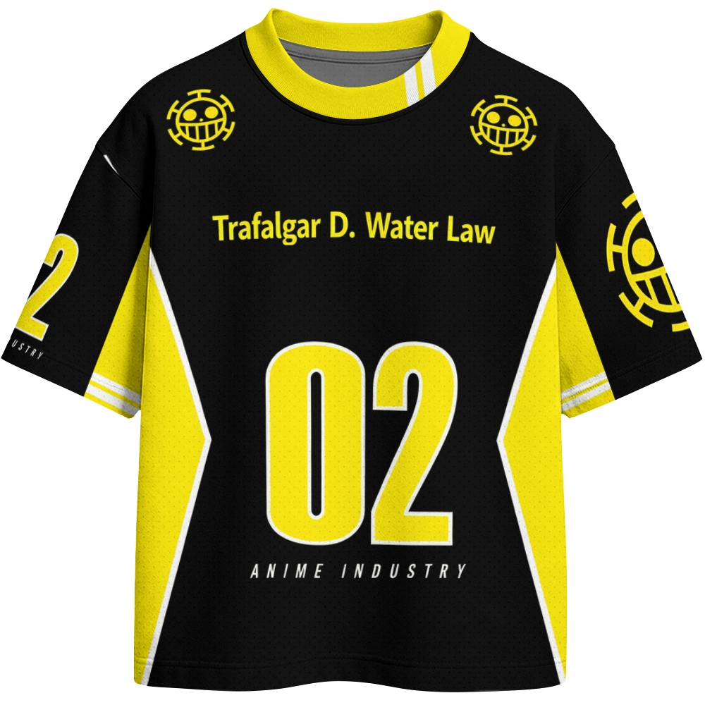 One Piece Crew Neck Football Jersey