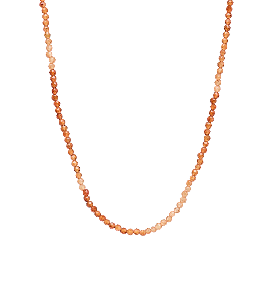 Hessonite Gemstone Necklace