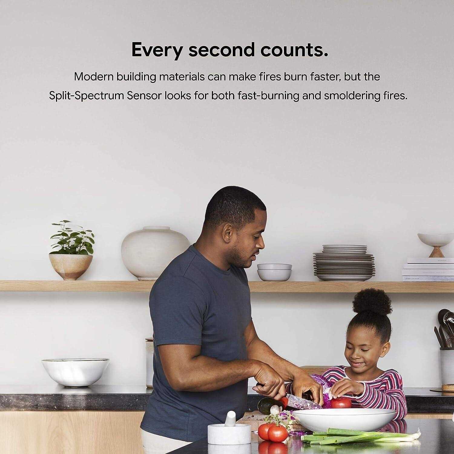 Nest Protect 2nd Gen Battery Smoke And Carbon Monoxide Alarm - S3000BWES - Image 3 Nest Protect 2nd Gen Battery Smoke And Carbon Monoxide Alarm - S3000BWES - Image 3