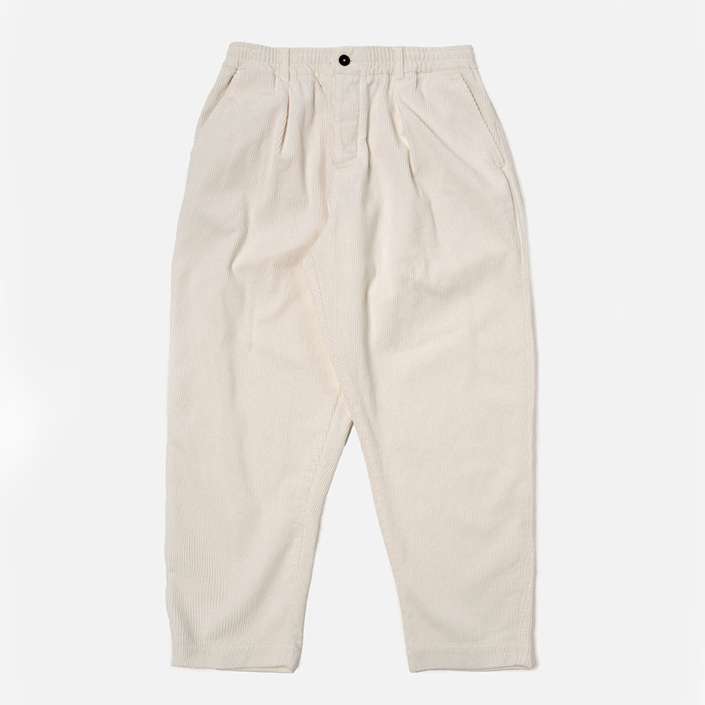 Universal Works - Pantalon Track Pleated - Ecru