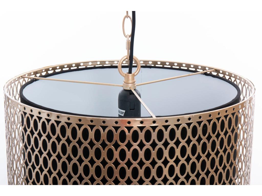 Lampara Techo Metal 41x41x142 Cm