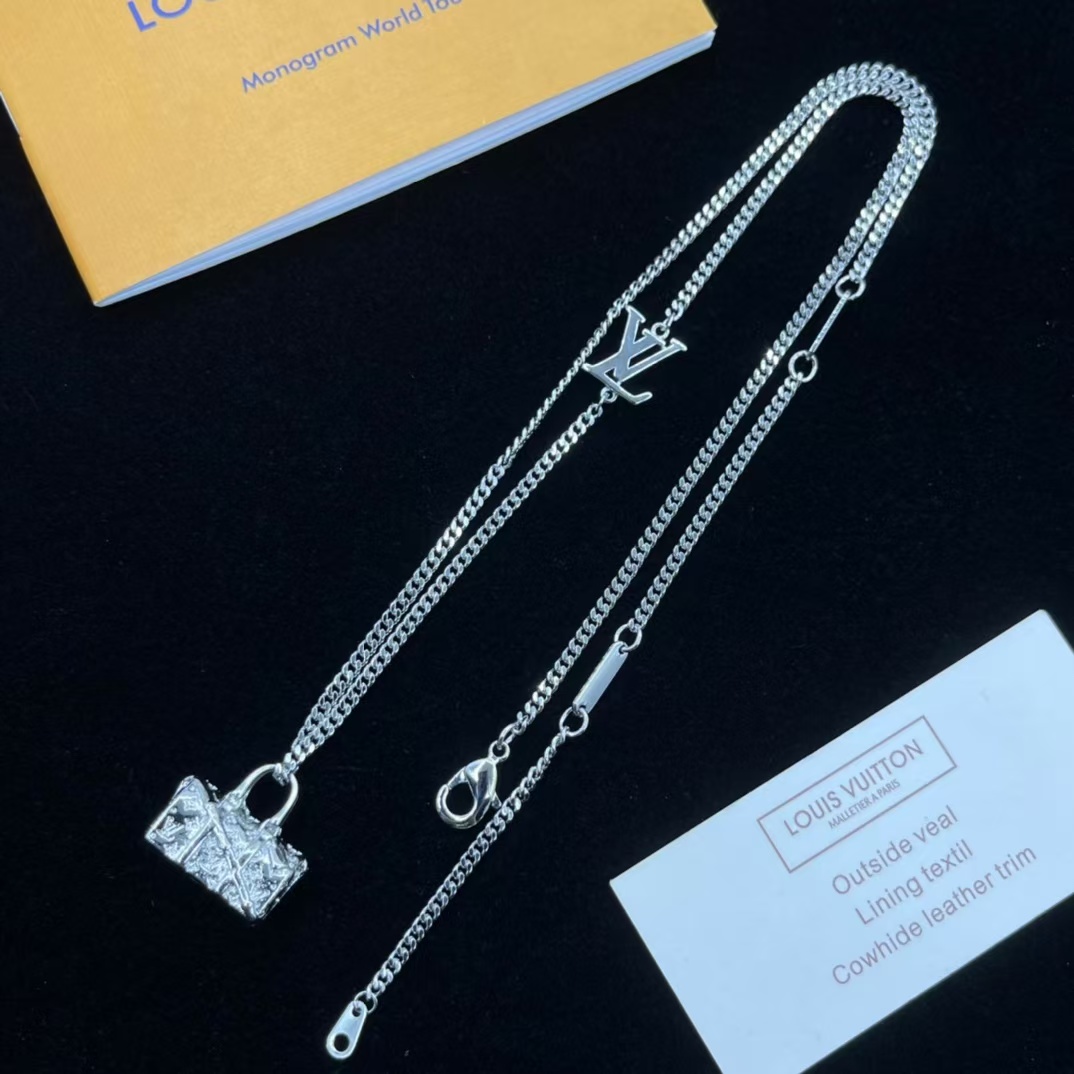 Louis Vuitton Bag Pendant Necklace - Original Replica Club