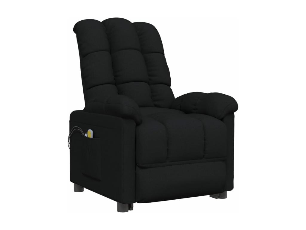 Sillón de masaje eléctrico tela negro