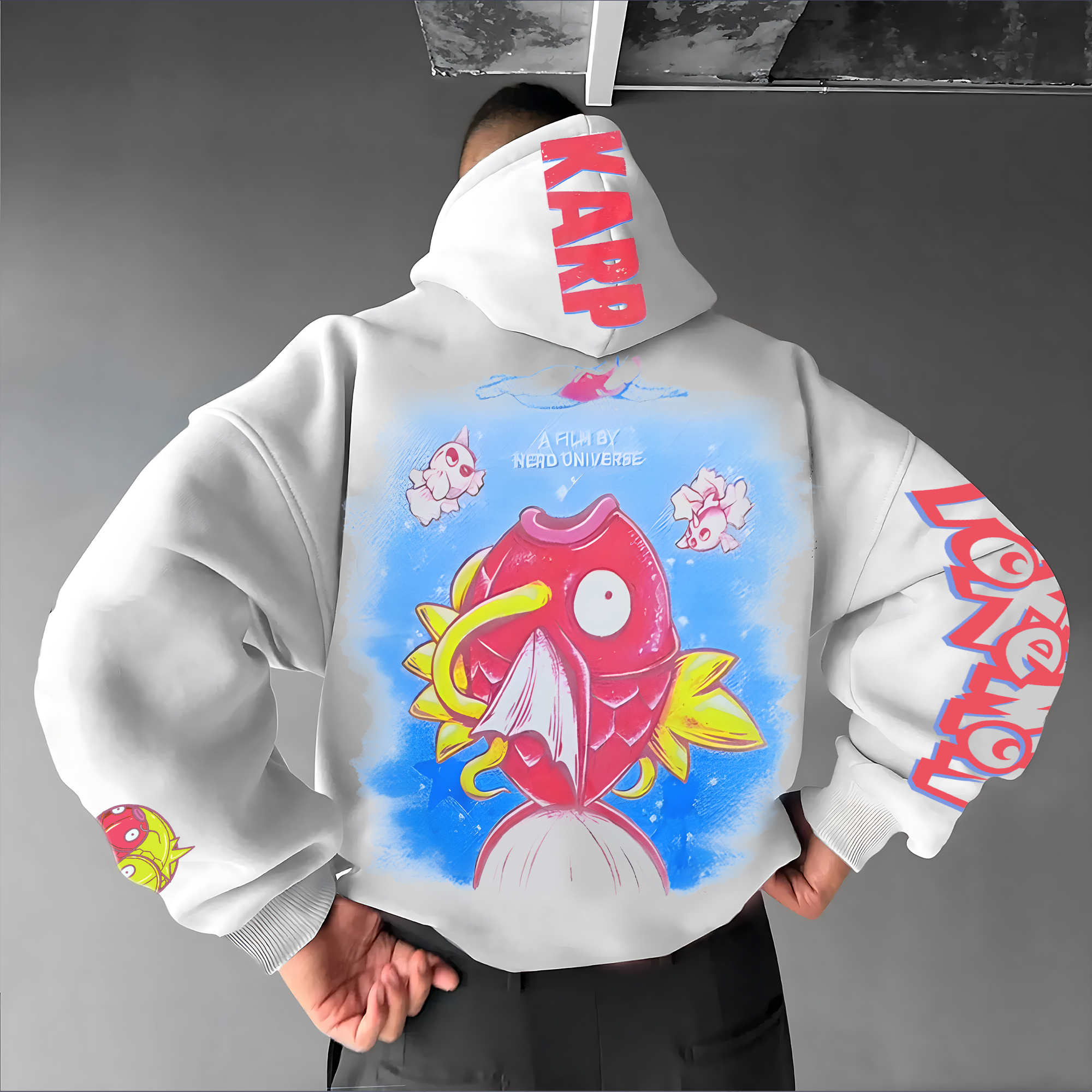 Unisex Anime Graphic Streetwear Vintage Hoodie
