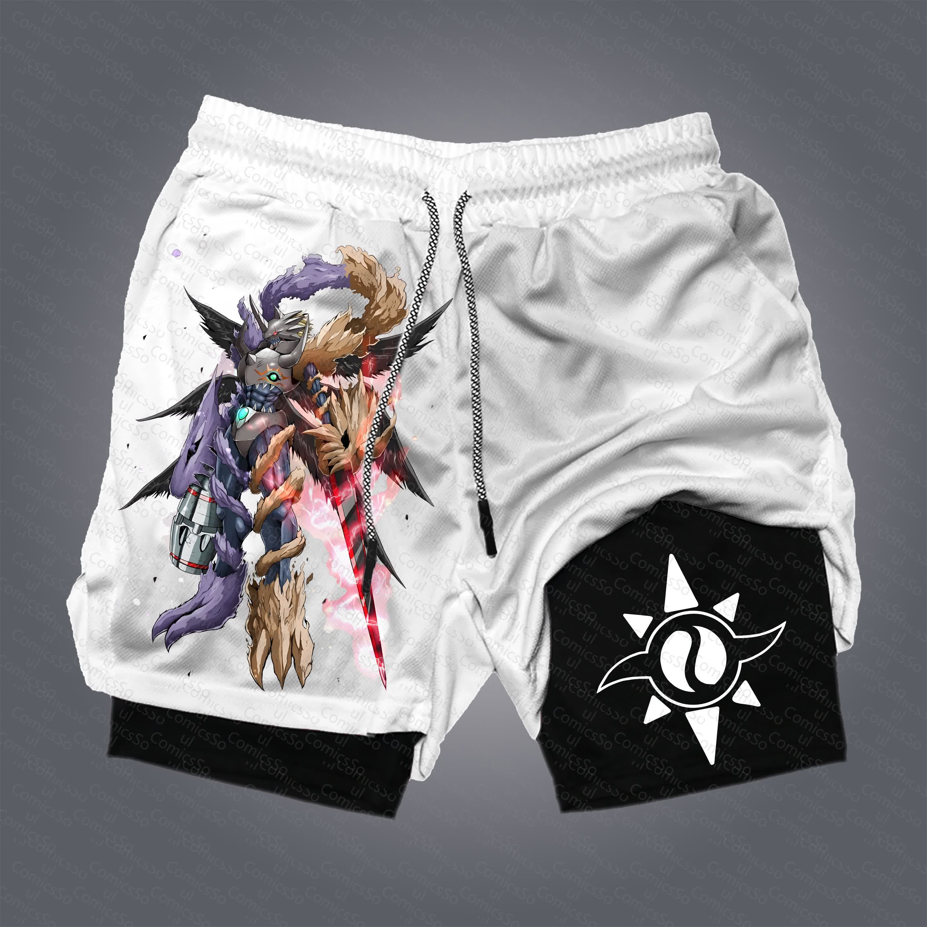 Unisex  “Comicssoul” Casual Anime Streetwear Shorts