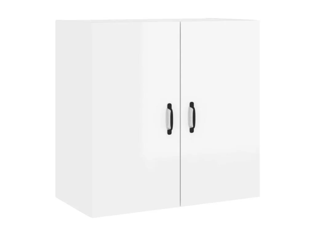 Armario pared Banakdecoracion contrachapada blanco brillo 60x31x60 cm 73203RZRT