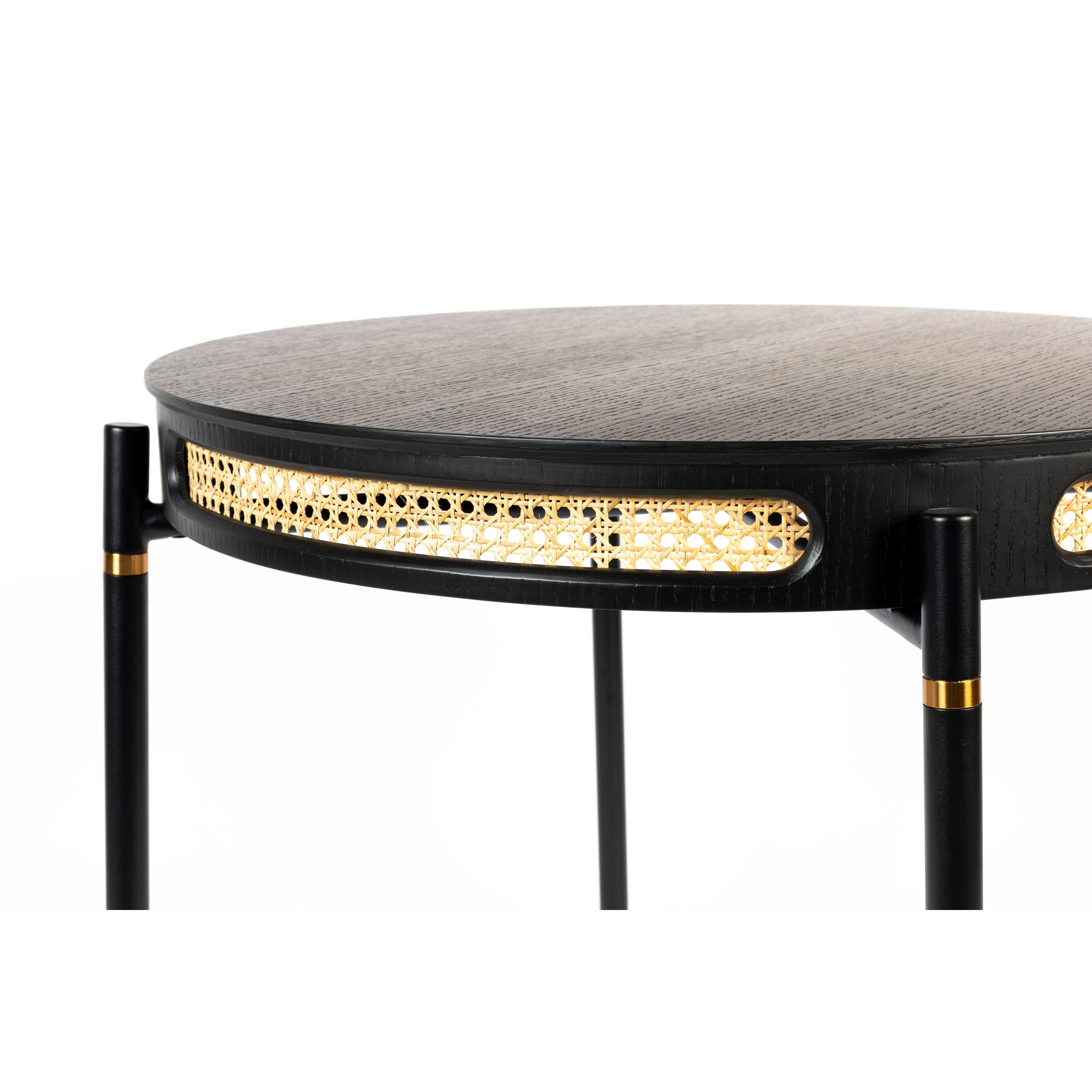 Bold Monkey Don't Stop The Webbing ronde eettafel 80 cm - Zwart