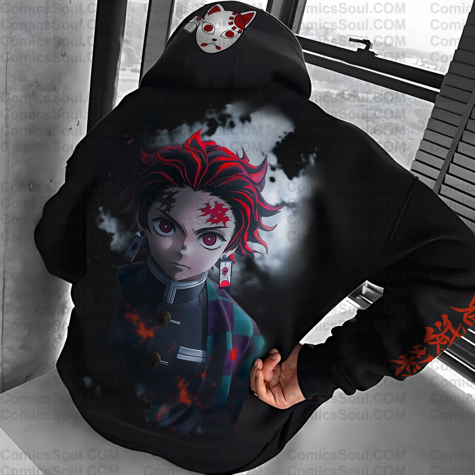 Unisex “ Comicssoul   ” Graphic Streetwear Vintage Hoodie