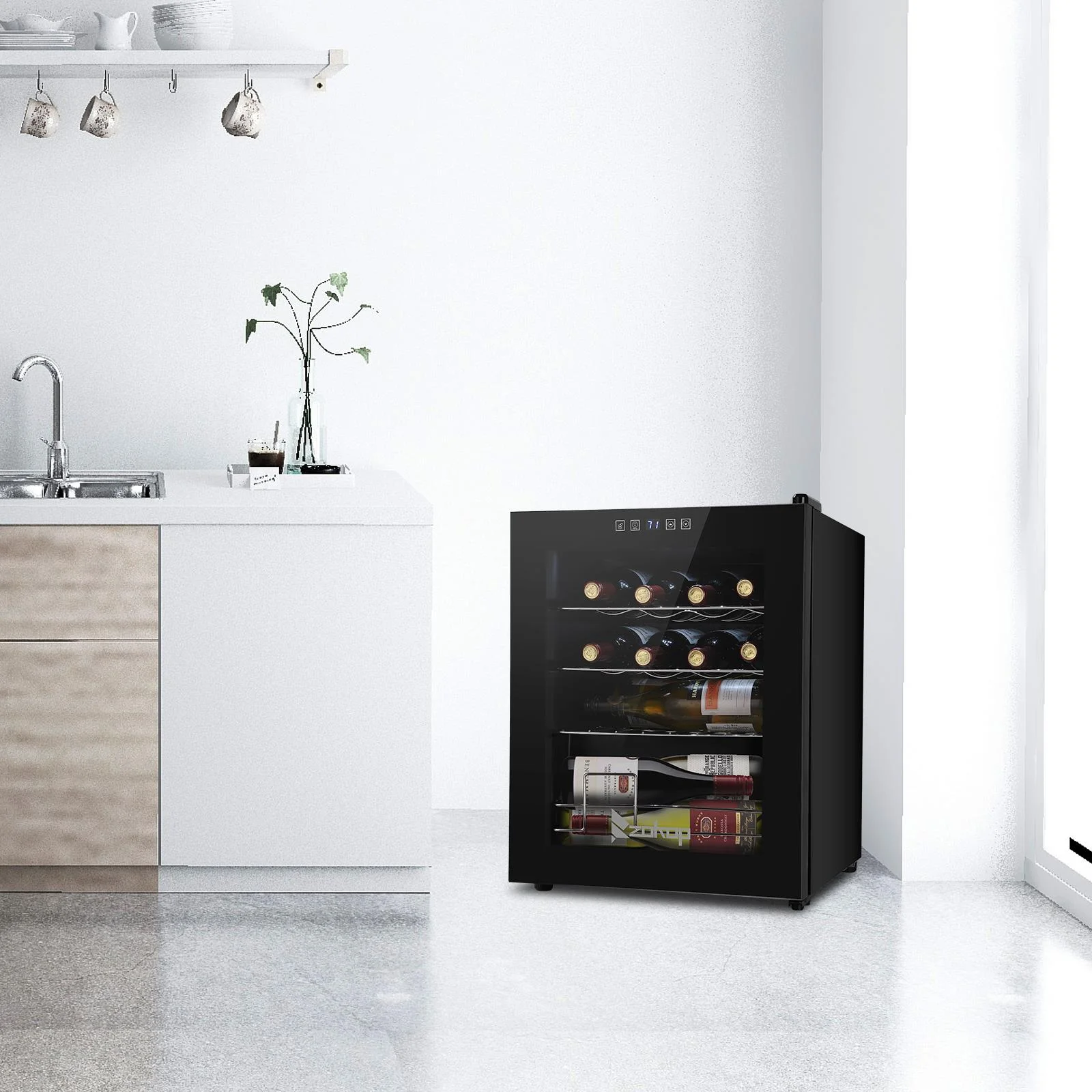Ktaxon 18 Bottle Compressor Wine Cooler Freestanding Wine Fridge, Fast Cooling, Low Noise - Image 49