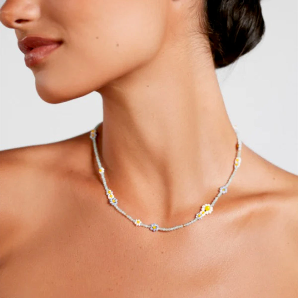 Anni Lu - Collier Bluebell Bloom - Soft Blue