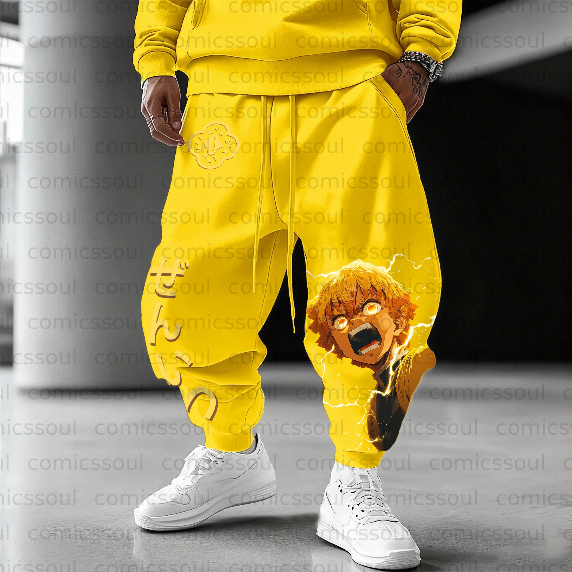 Unisex Anime Inspired Vintage Pants