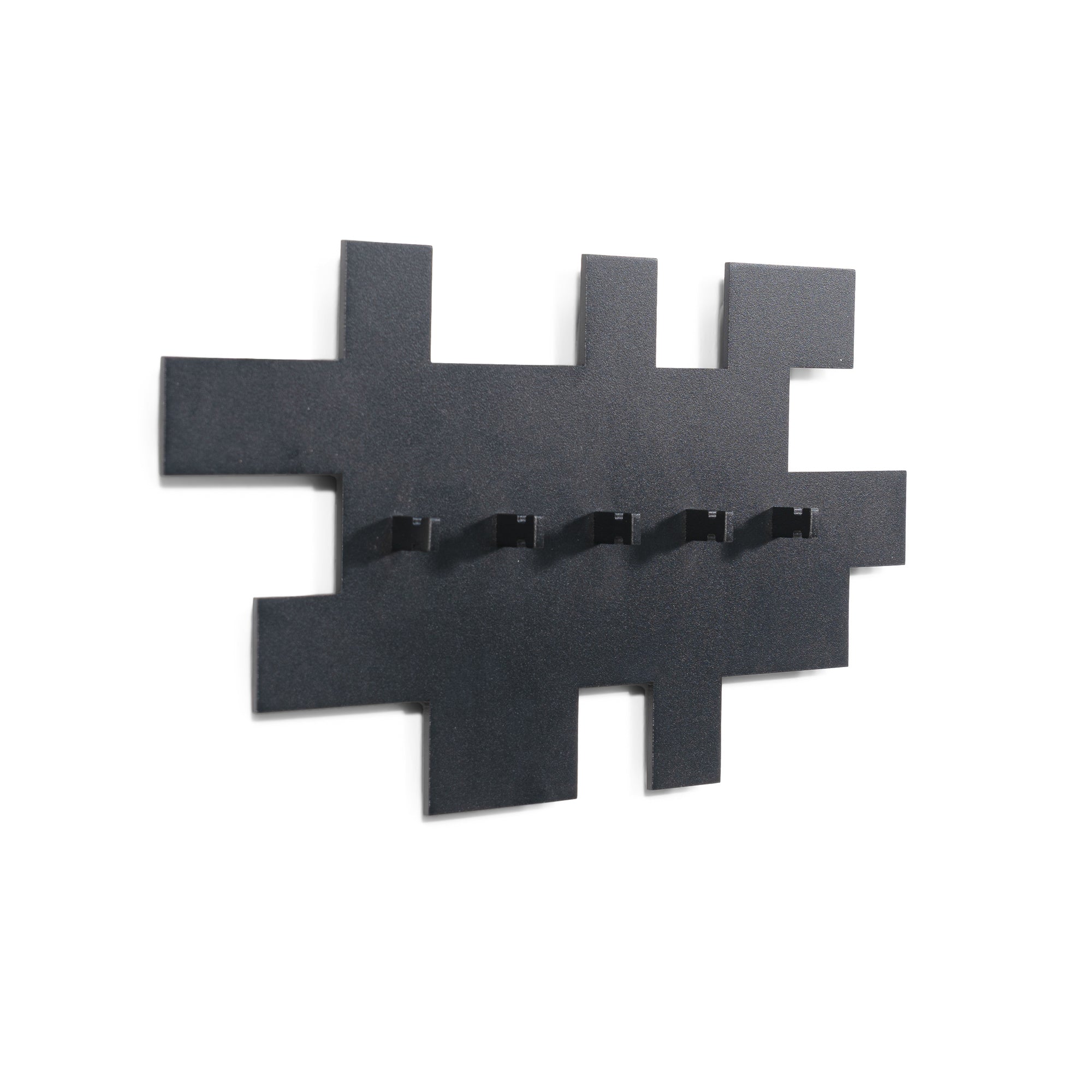 Spinder Design kapstok Tetromino - Zwart - 5 haken