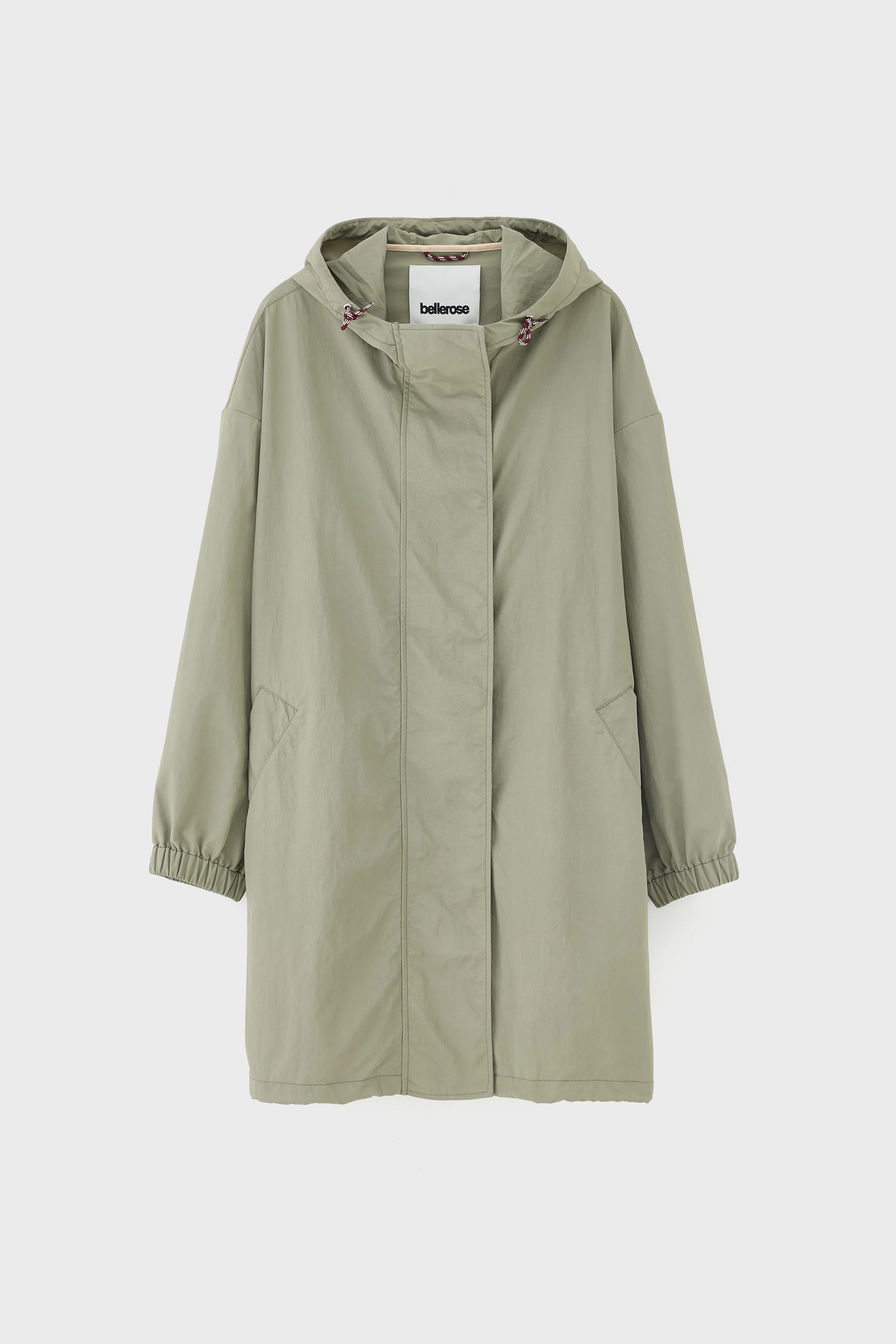 Bellerose Henny hooded coat (261 / W / EUCALYPTUS)