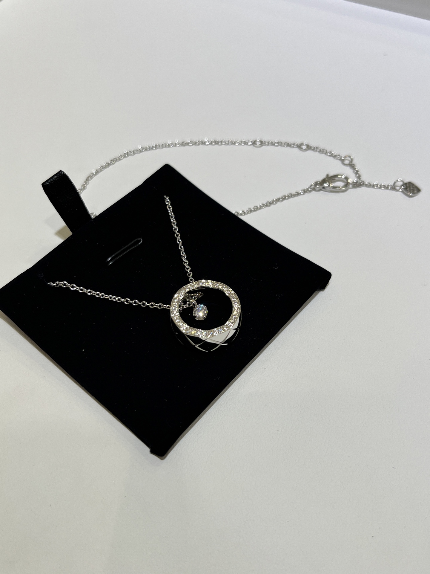 Chanel Coco Collier Necklace in Silver Color - Original Replica Club