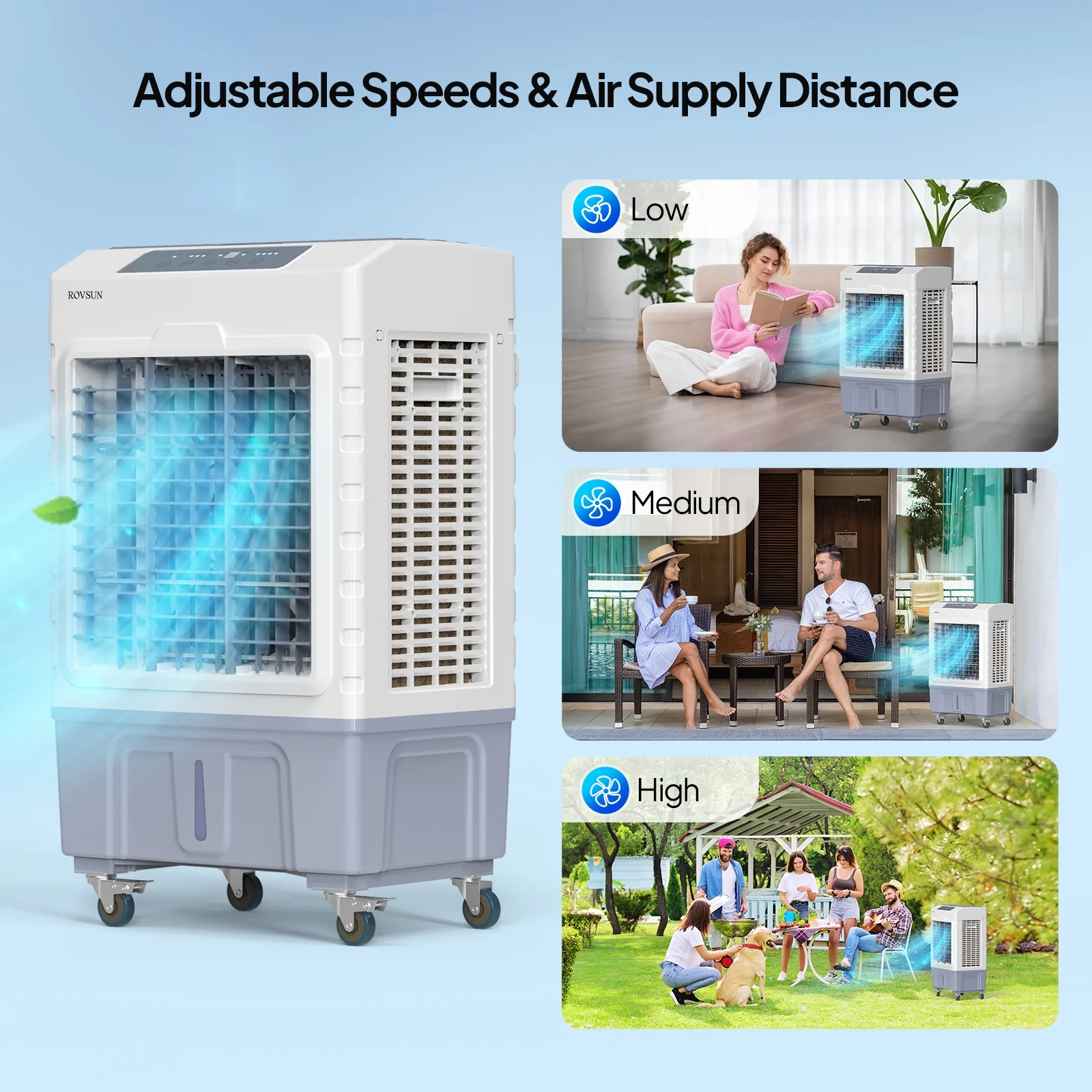 ROVSUN Portable Air Conditioners, White - Image 9