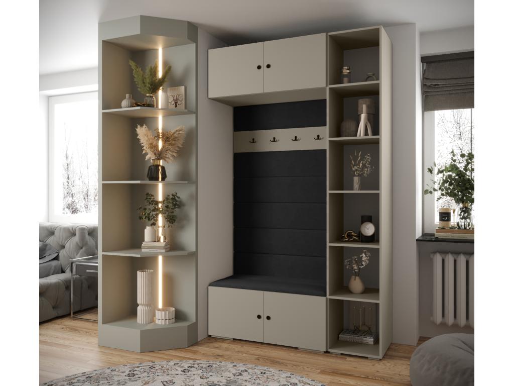 Inova 2 armario con puertas batientes 236,7/140/47