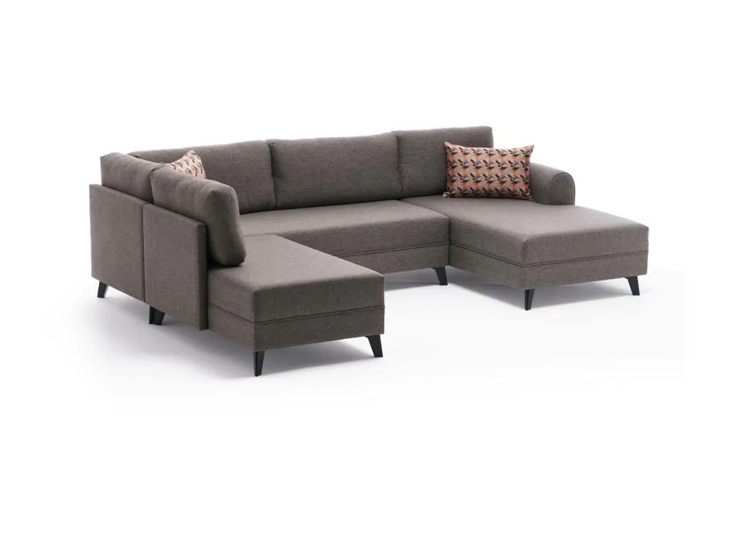 Sofá Rinconero Decohoguera 316 Marrón Función de Descanso 300x202x78cm PD6405609