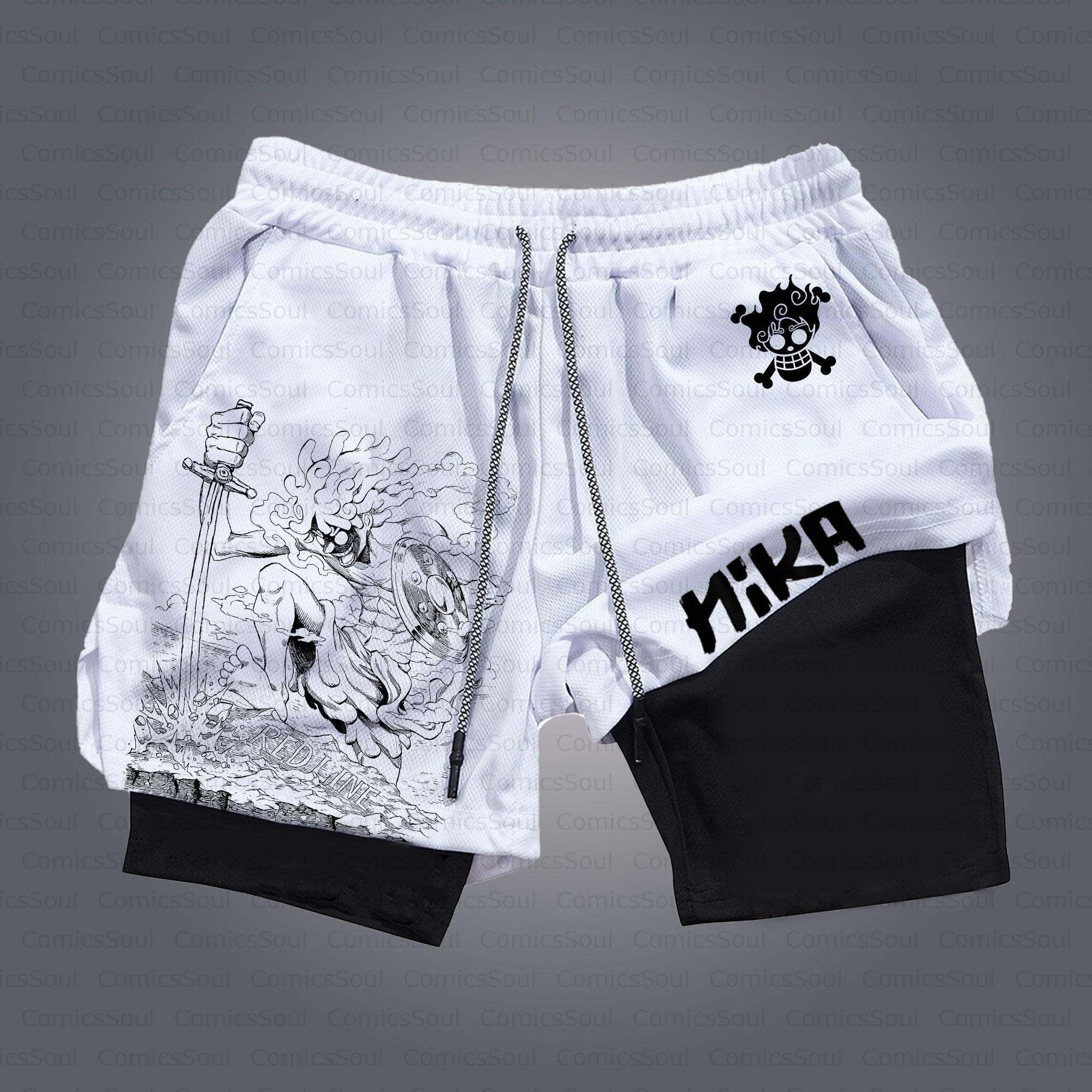 Unisex Casual Anime Style Shorts