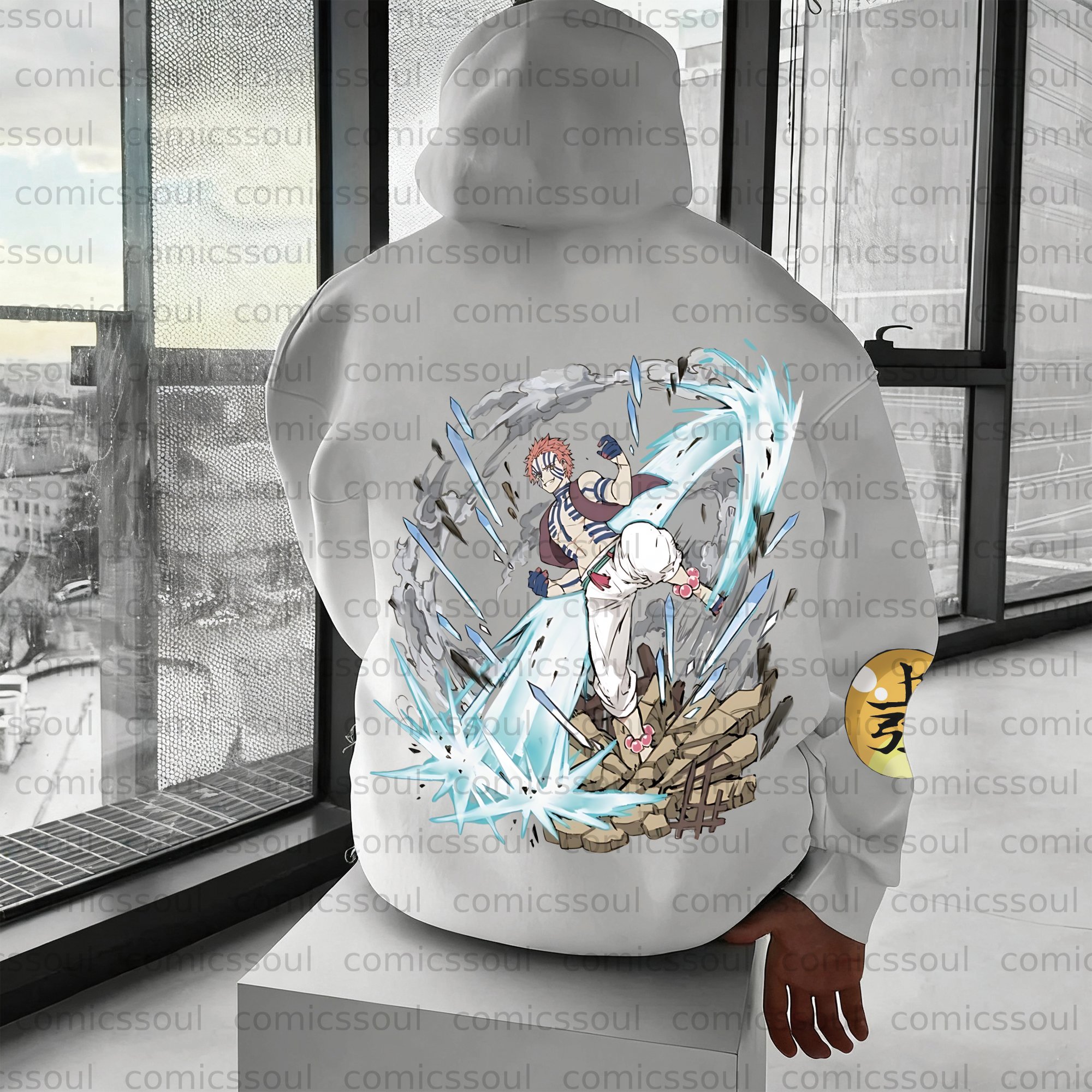 Unisex Anime Graphic Streetwear Vintage Hoodie