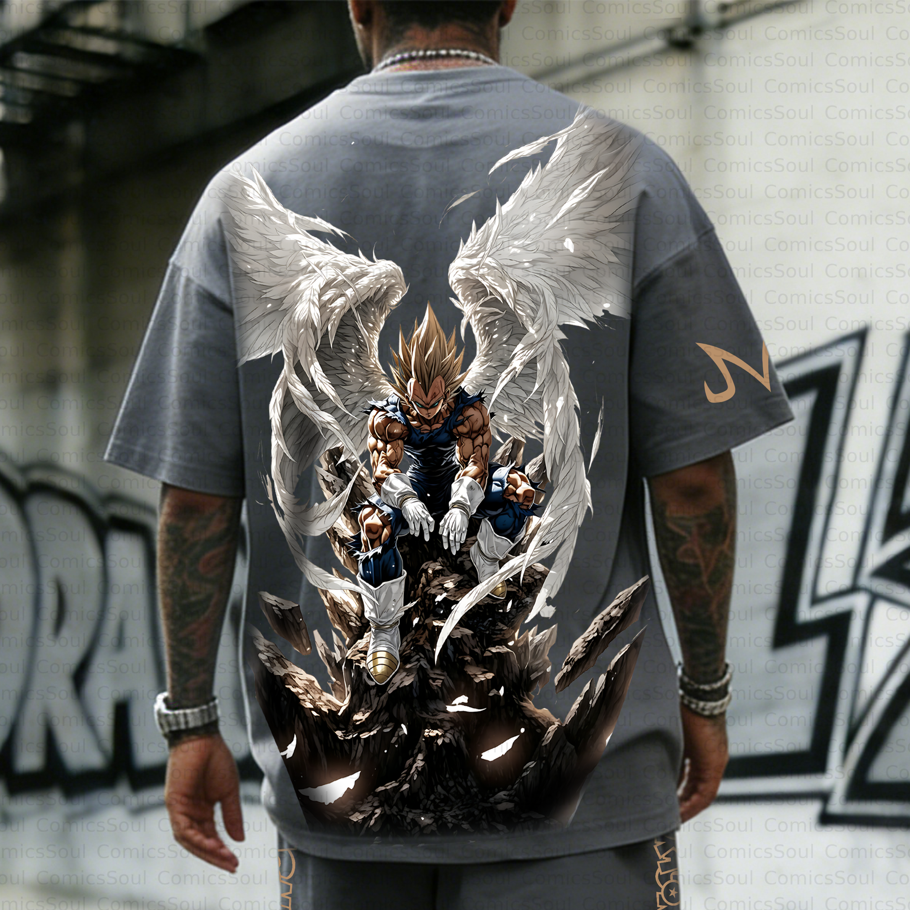Unisex Anime Inspired Vintage T-Shirt
