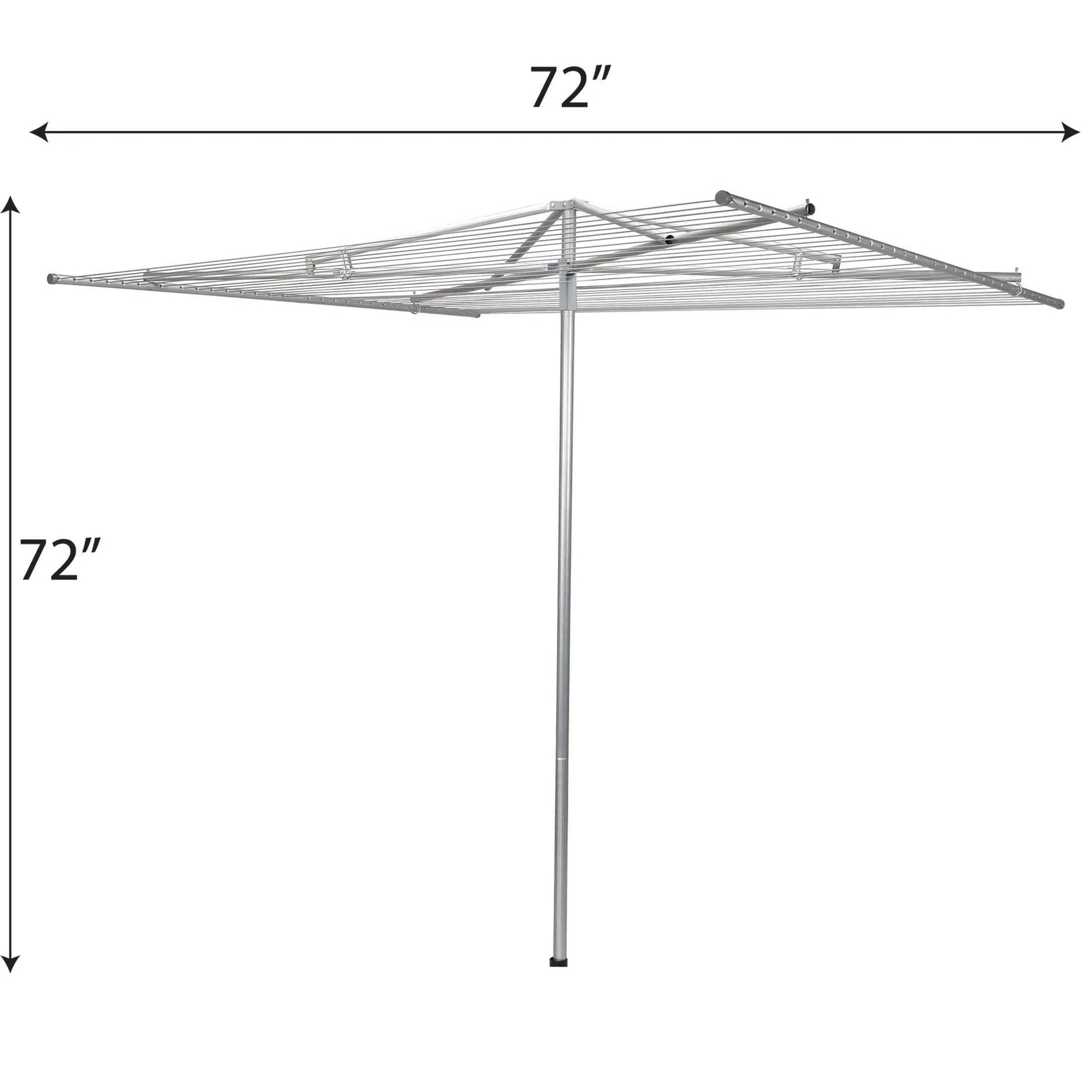 Household Essentials Parallel Clothesline Outdoor Dryer, 30 Lines with 210 Feet of Drying Space, No-Rust Steel