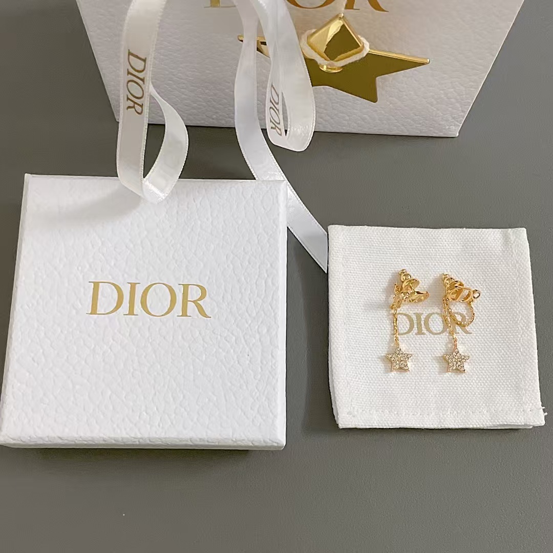 Dior Star Drop Earrings - Original Replica Club