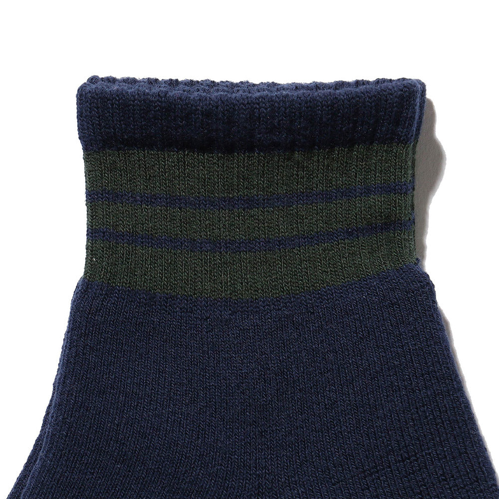 Beams Plus - Chaussettes School Boy - Marine