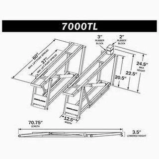 QuickJack Portable Car Lift For Trucks And SUVs, 7000 lbs Capacity - 7000TL - Image 3 QuickJack Portable Car Lift For Trucks And SUVs, 7000 lbs Capacity - 7000TL - Image 3